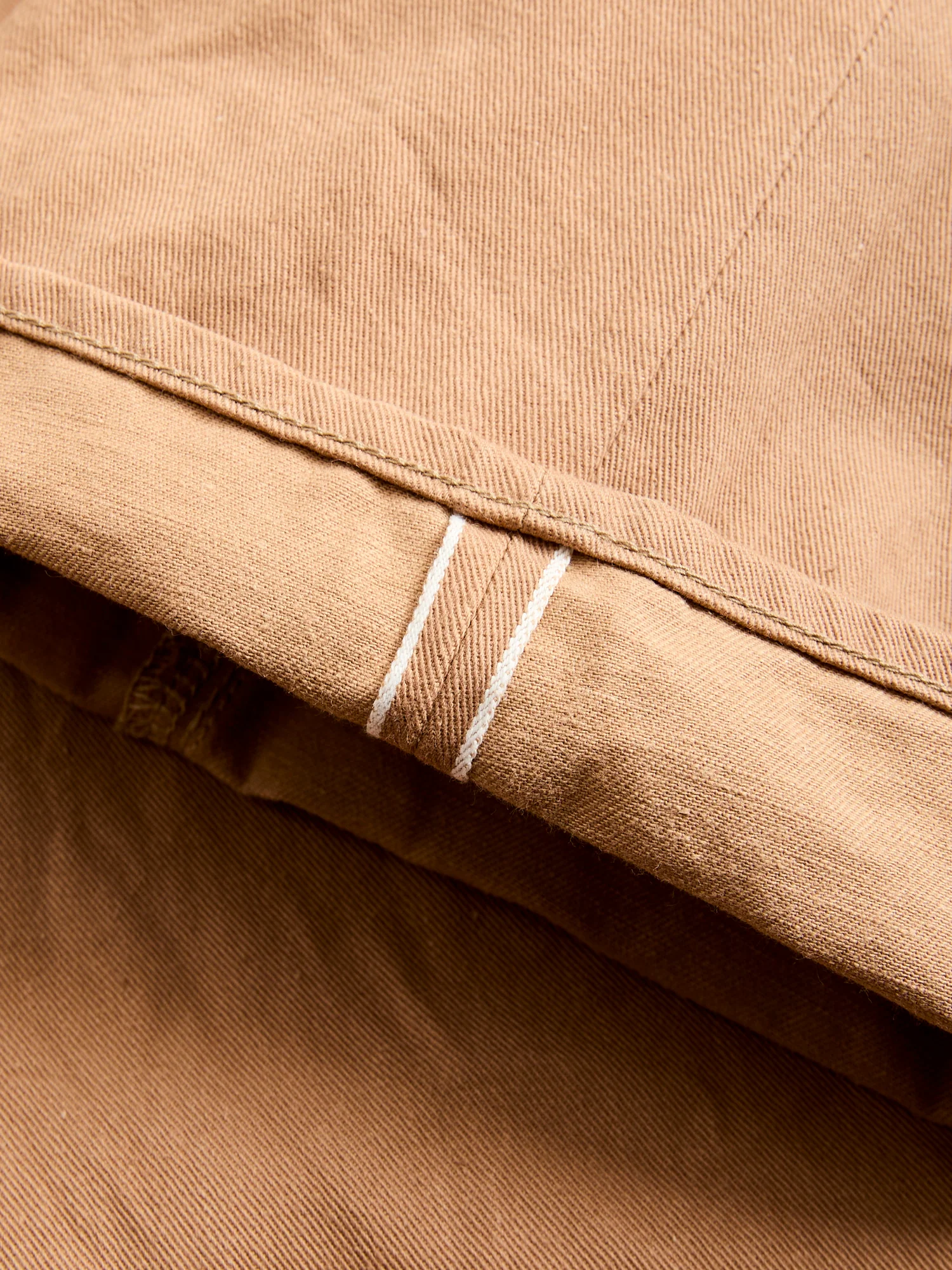 ONI-022-SCKB 10oz Selvedge Chino in Khaki Beige - Image 10