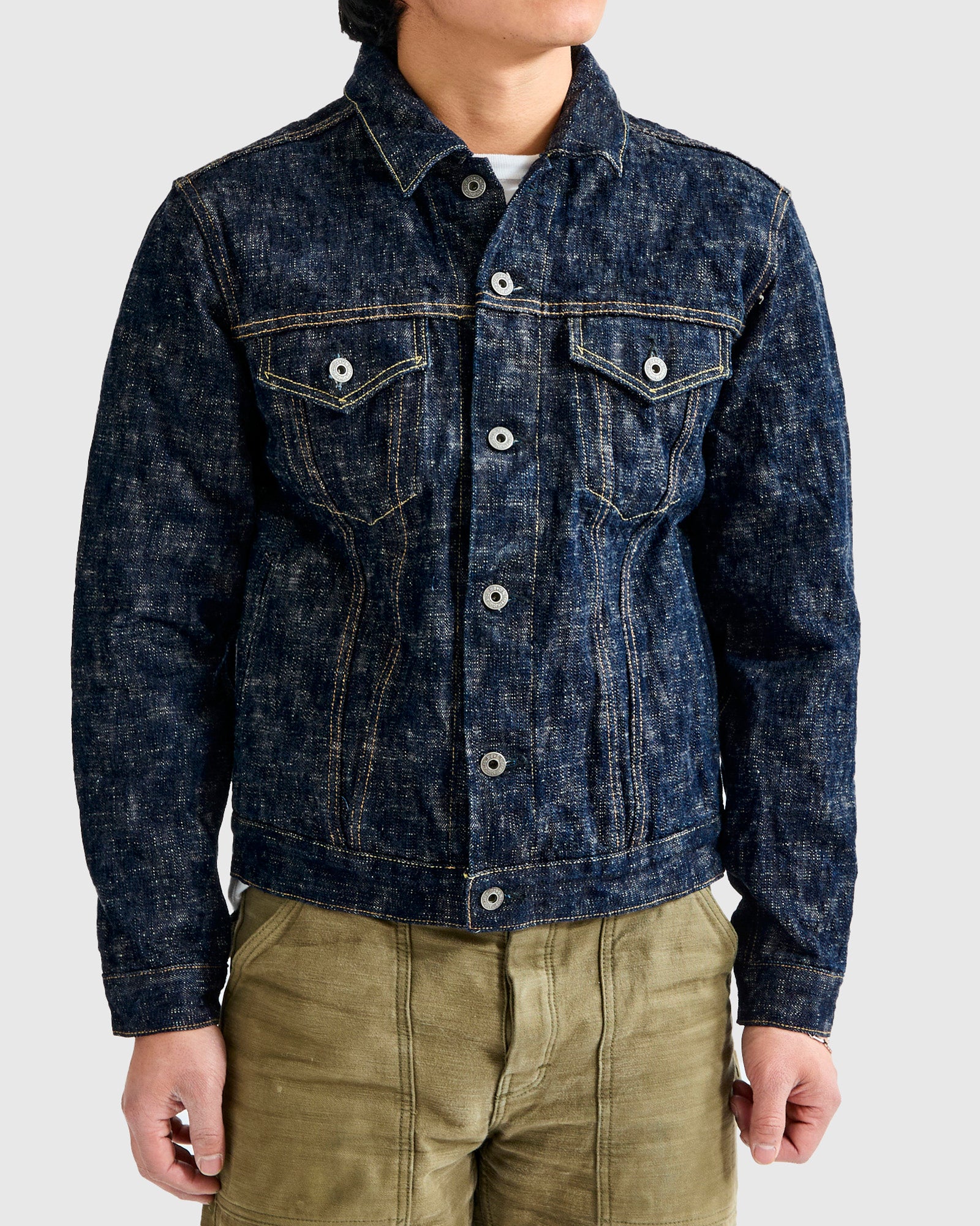 02527P "Kasuri" 17oz Slub Selvedge Denim Jacket - Image 2