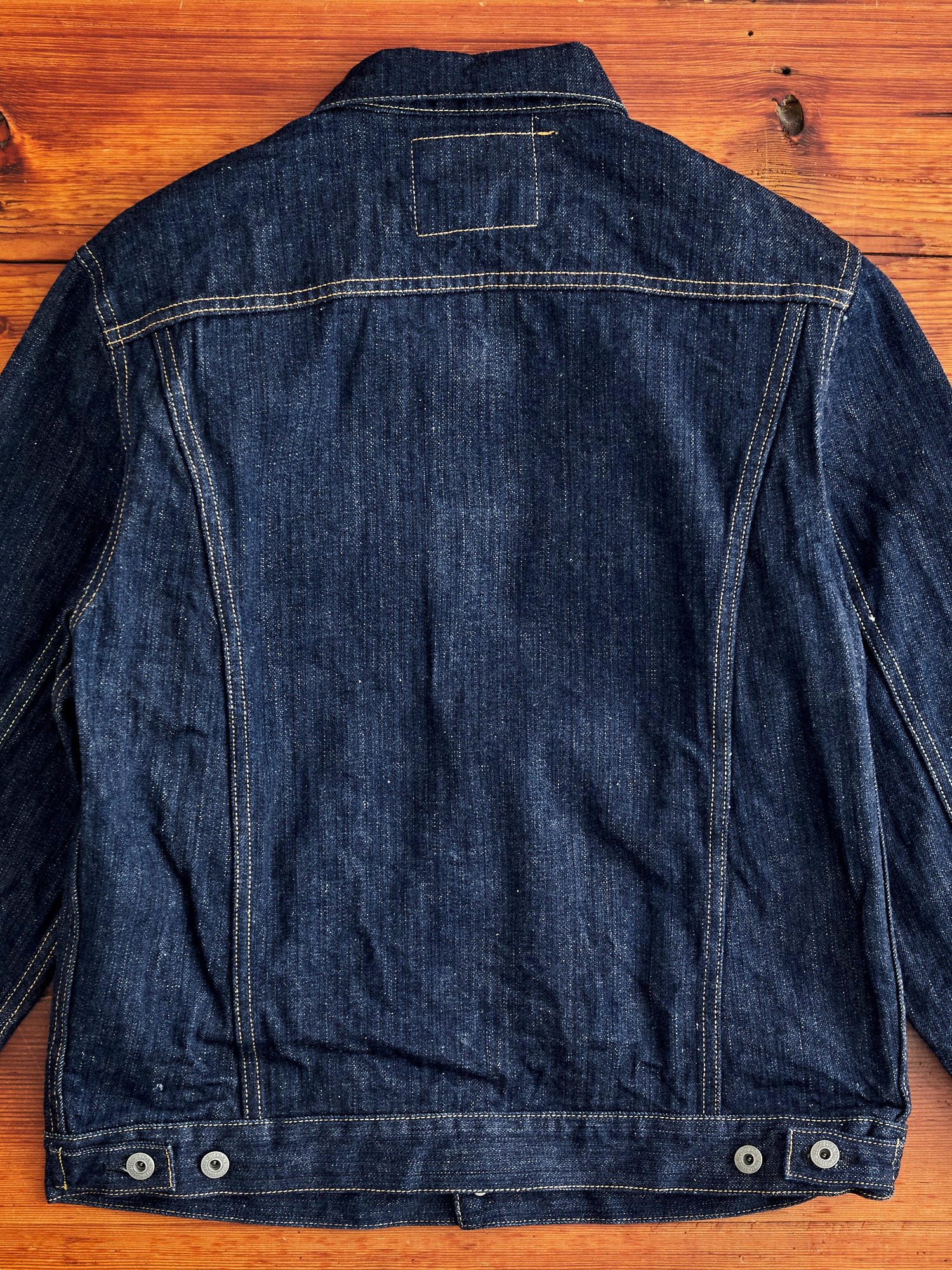 02527P "Kiwami" 16oz Natural Indigo Selvedge Denim Jacket - Image 4