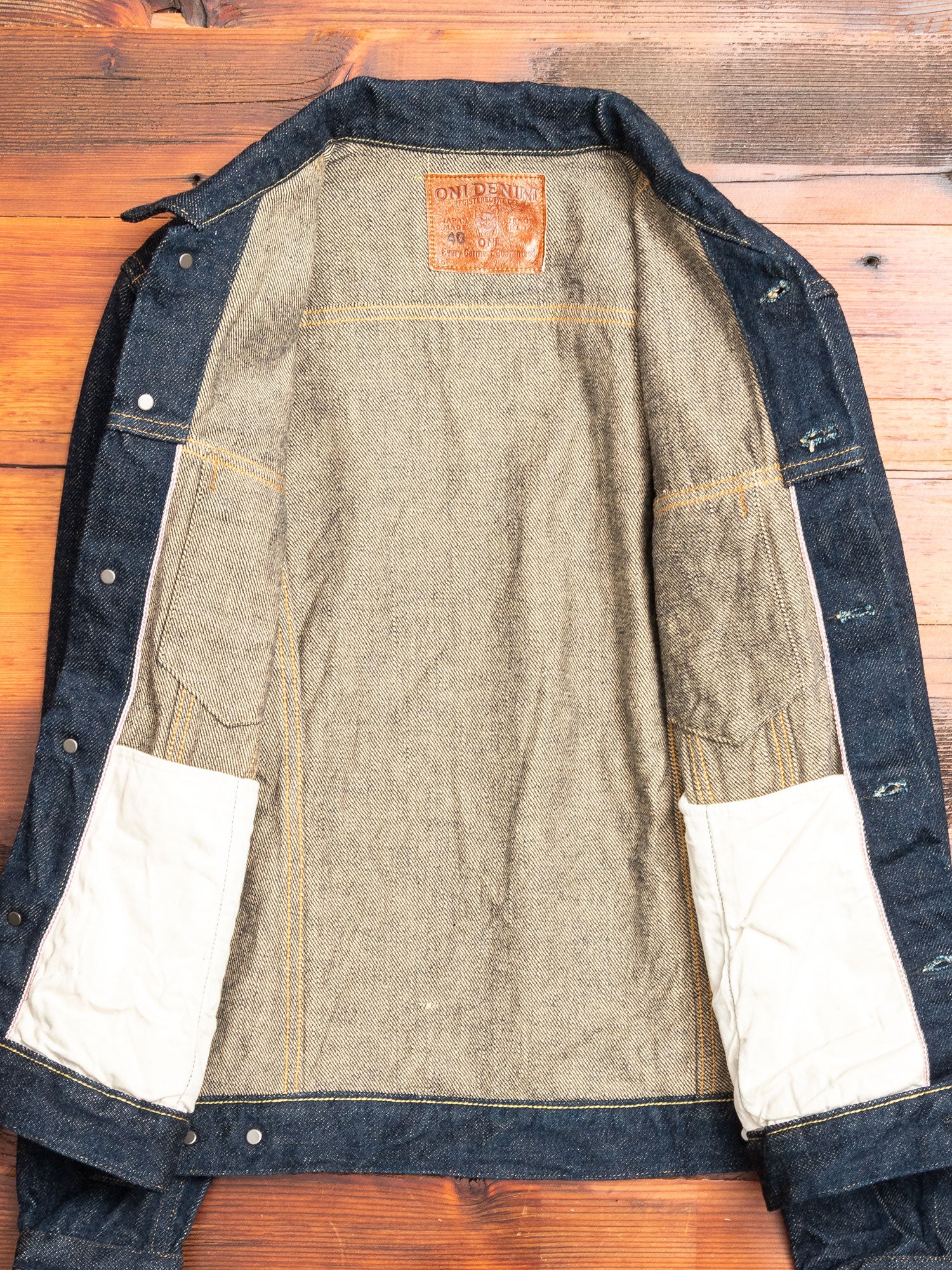 02527P-ZR "Secret Denim" 20oz Selvedge Denim Jacket - Image 7