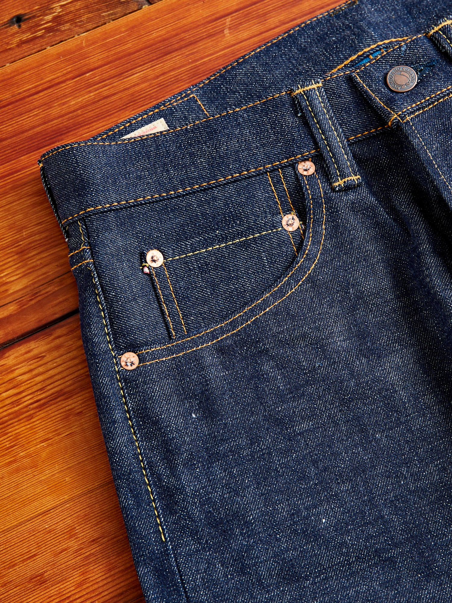 0306-40 "Legacy Blue" 14.7oz Selvedge Denim - Tight Tapered Fit - Image 5