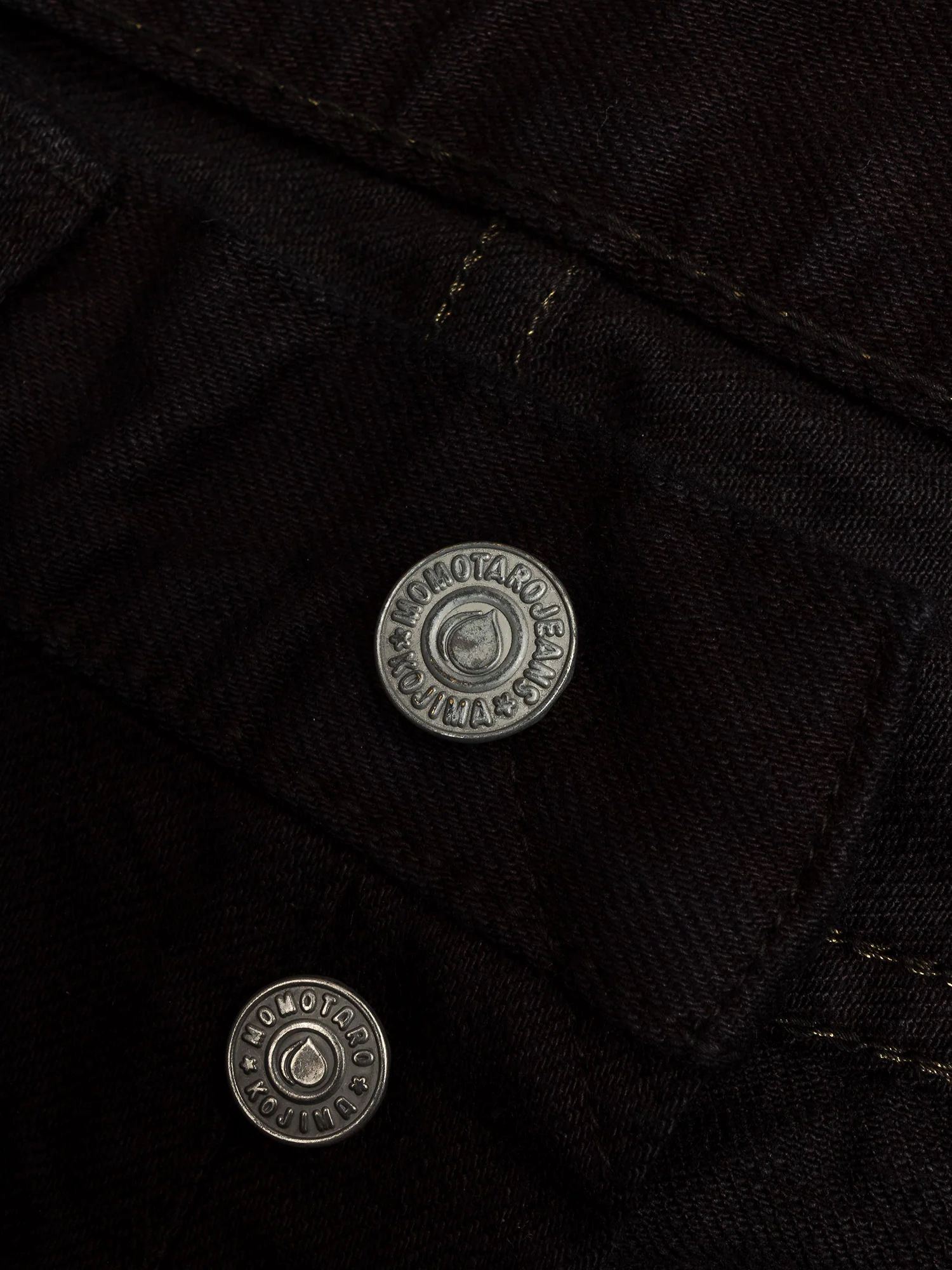 0306SP-OD "Black Overdye" 15.7oz Selvedge Denim - Tight Tapered Fit - Image 7