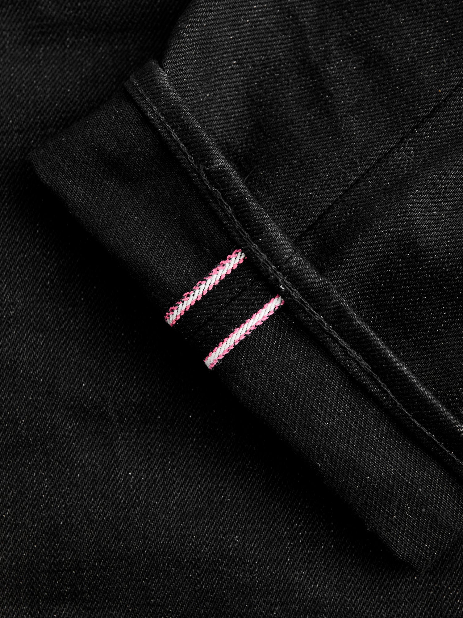 0405-B 15.7oz Black Selvedge Denim - High Tapered Fit - Image 11