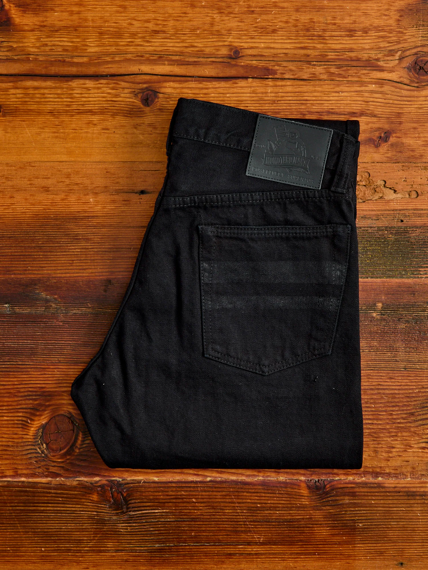 0405SP-OD "Sumi Ink Overdye" 15.7oz Selvedge Denim - High Tapered Fit - Image 3