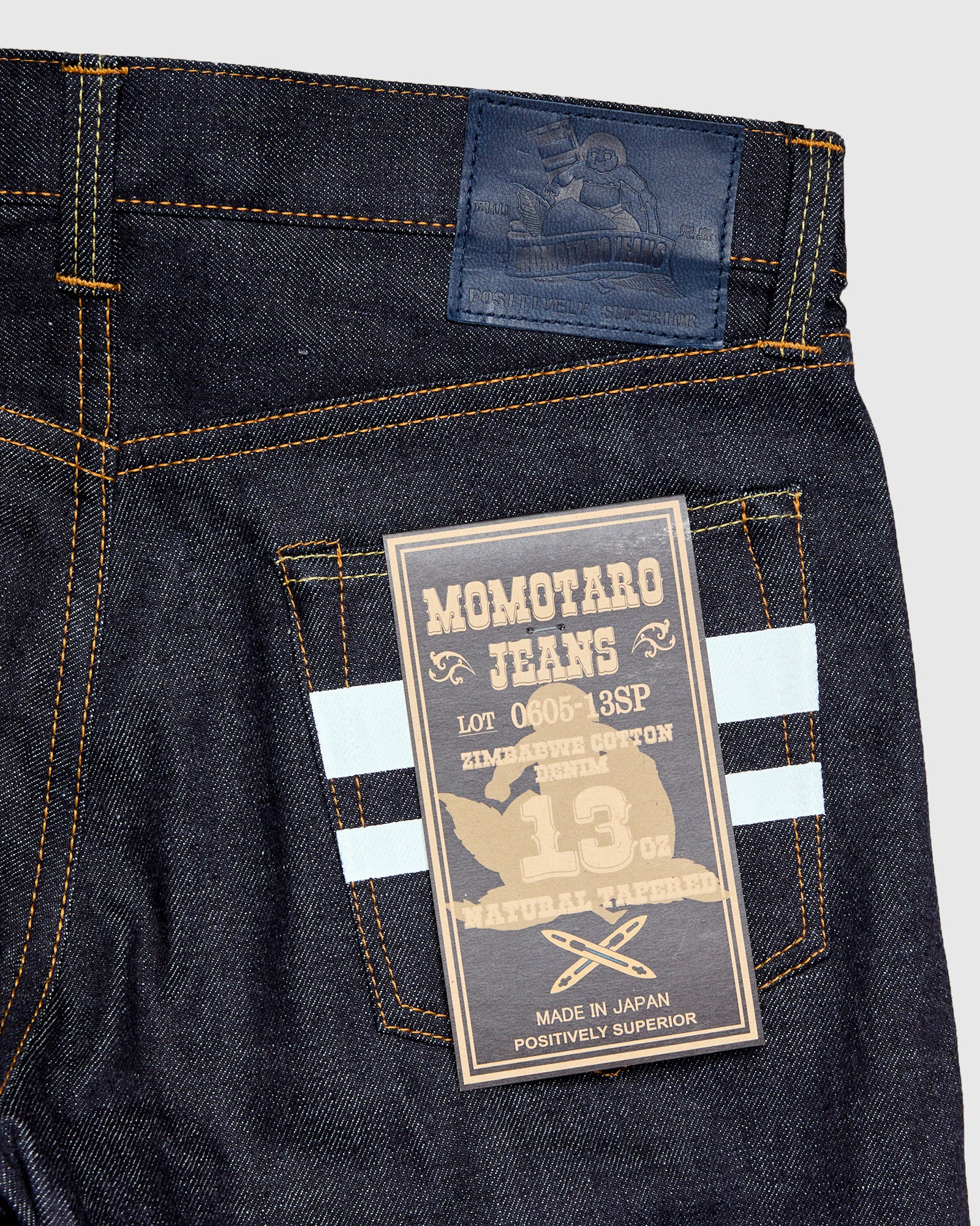 0605-13SP "Going to Battle" 13oz Selvedge Denim - Natural Tapered Fit - Image 12