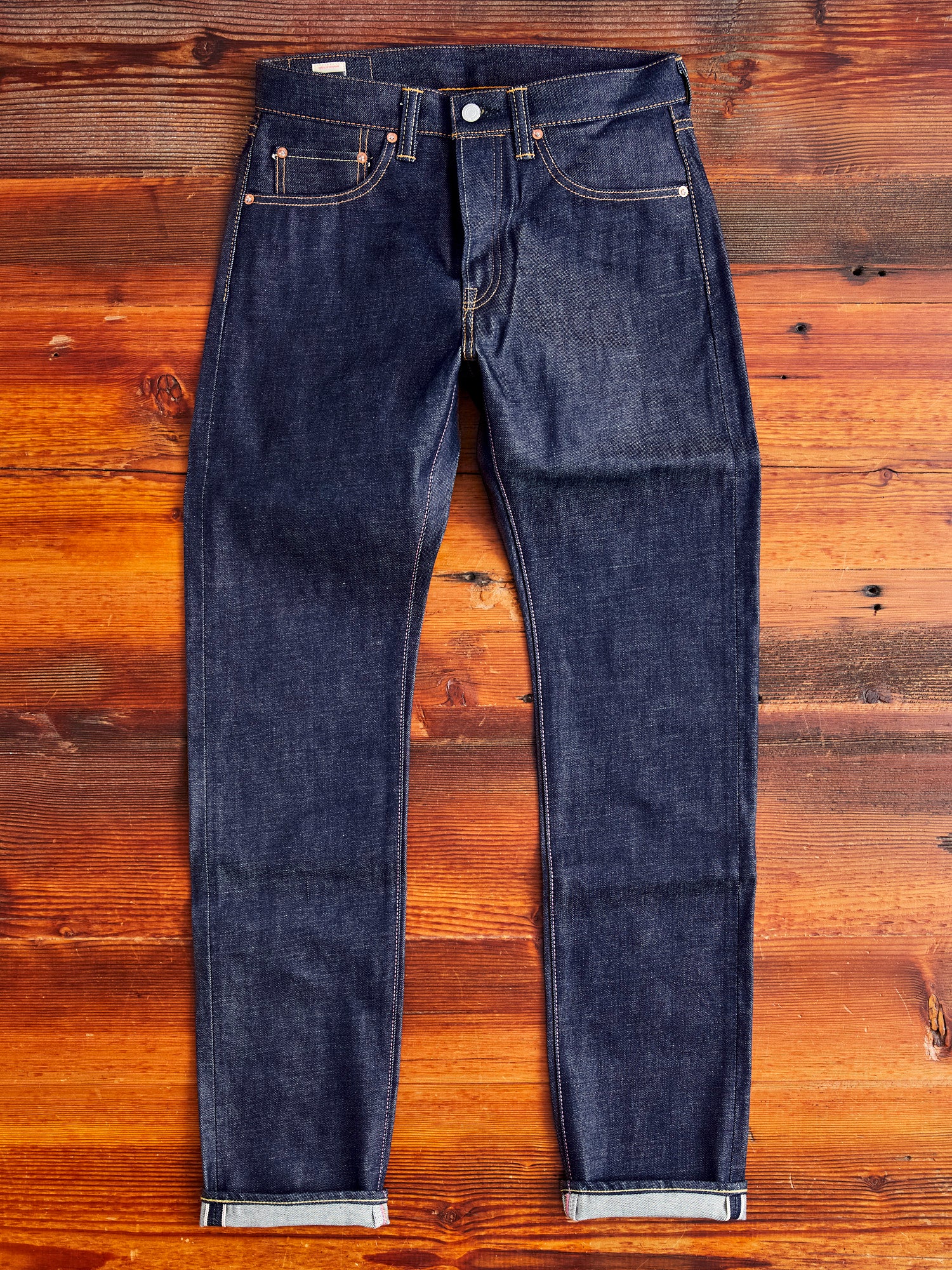 0605-36SP "Ultimate Pima GTB" 13oz Selvedge Denim - Natural Tapered Fit - Image 4