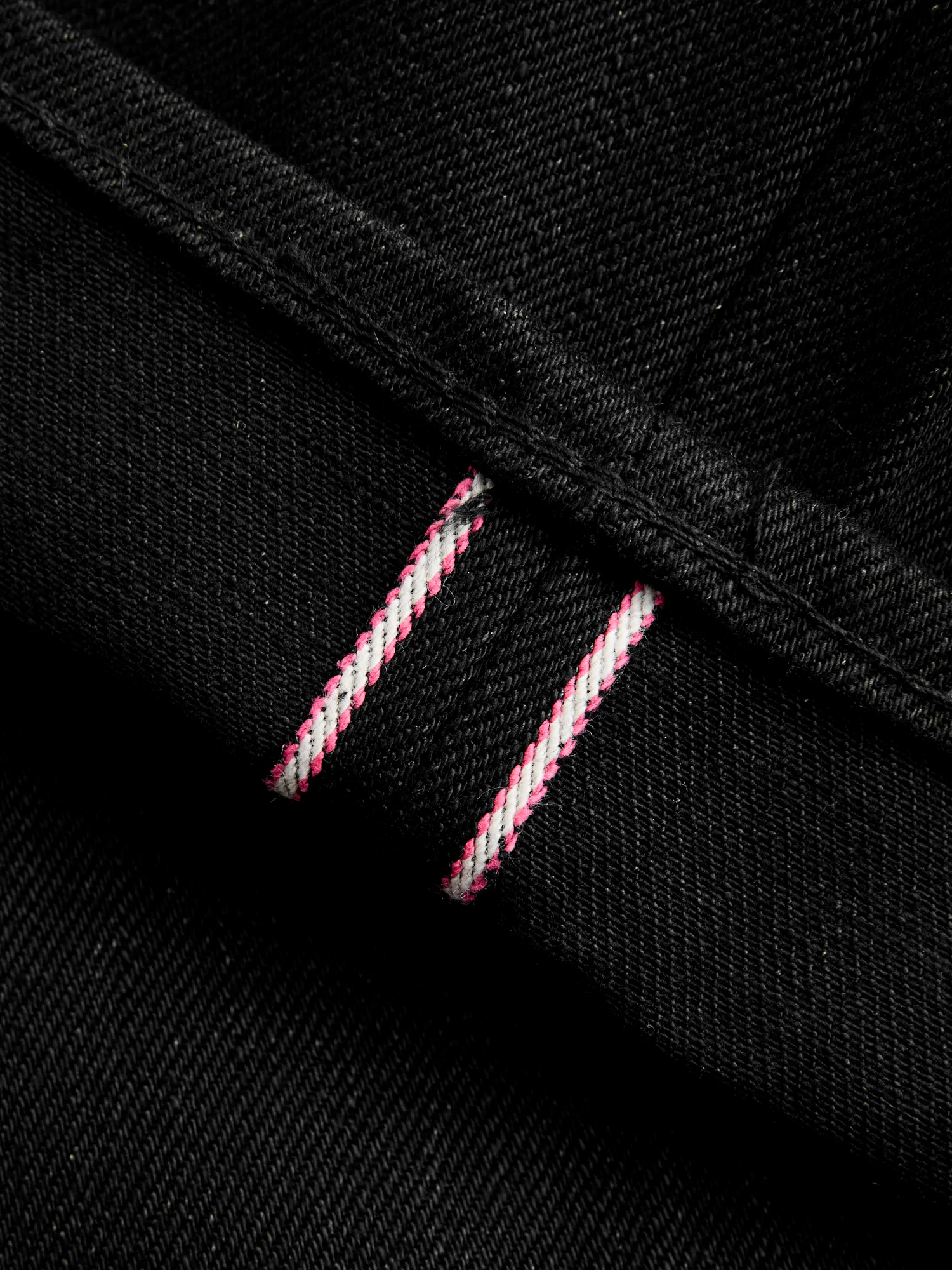 0605-B 15.7oz Black Selvedge Denim - Natural Tapered Fit - Image 11