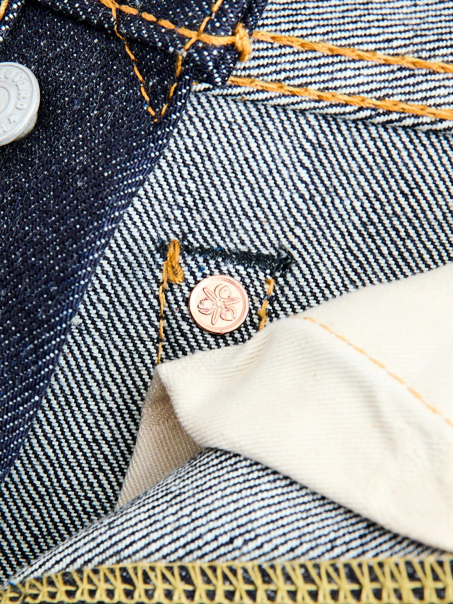 0605-SP "Going to Battle" 15.7oz Selvedge Denim - Natural Tapered Fit - Image 9