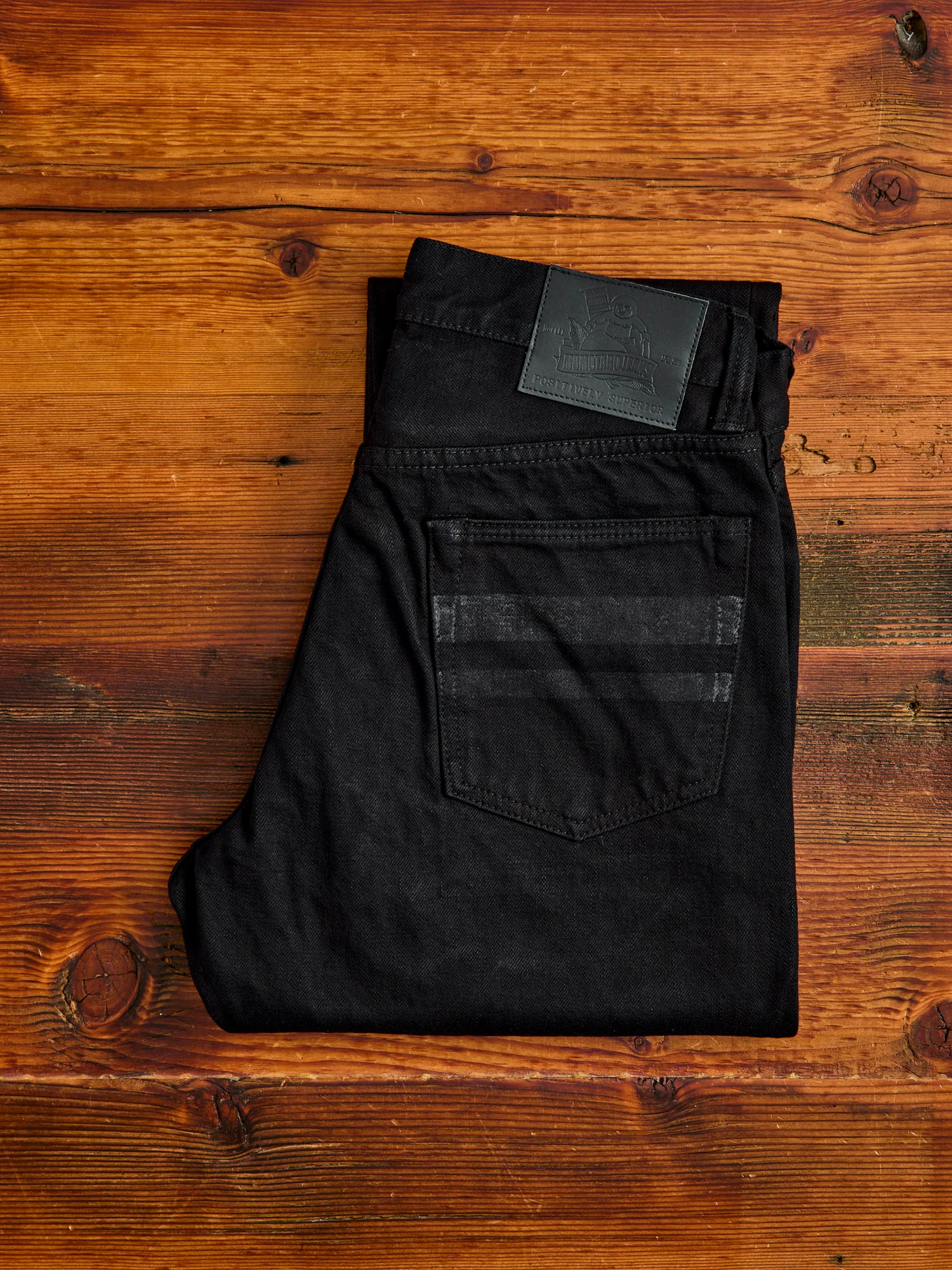 0605SP-OD "Sumi Ink Overdye" 15.7oz Selvedge Denim - Natural Tapered Fit - Image 3