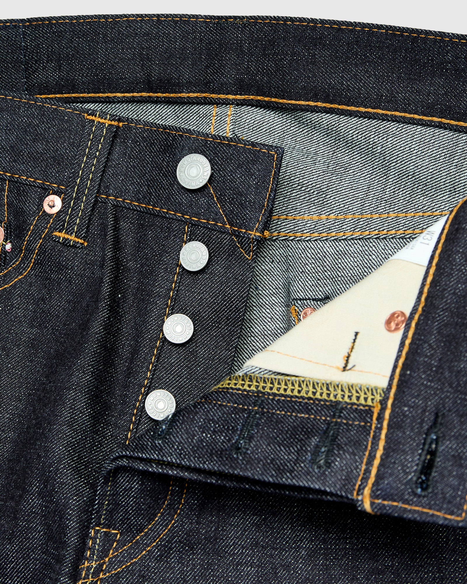 0906-13 13oz Selvedge Denim - Wide Straight Fit - Image 7