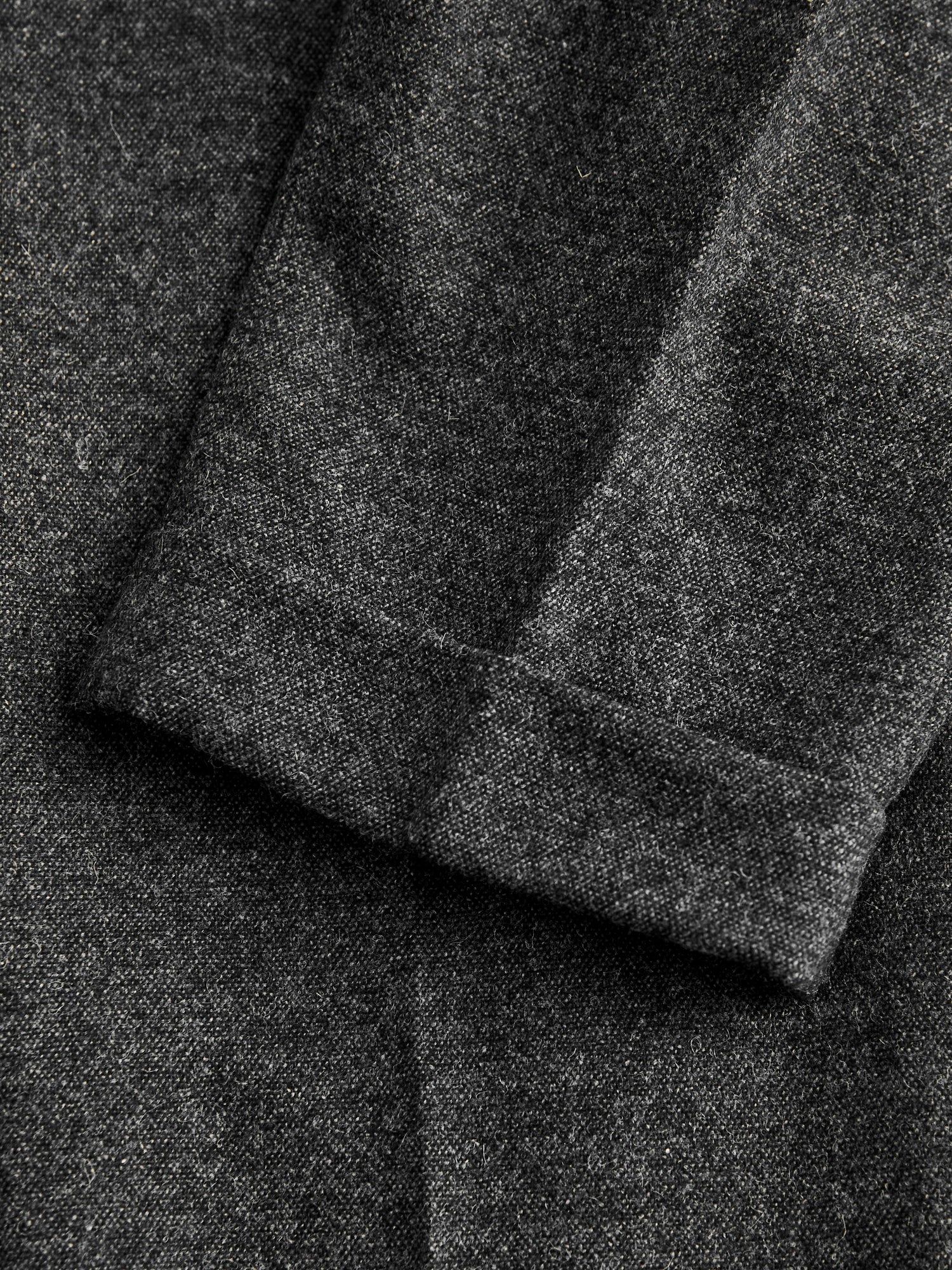 1-Pleat Wool Cashmere Trouser in Grey - Image 8