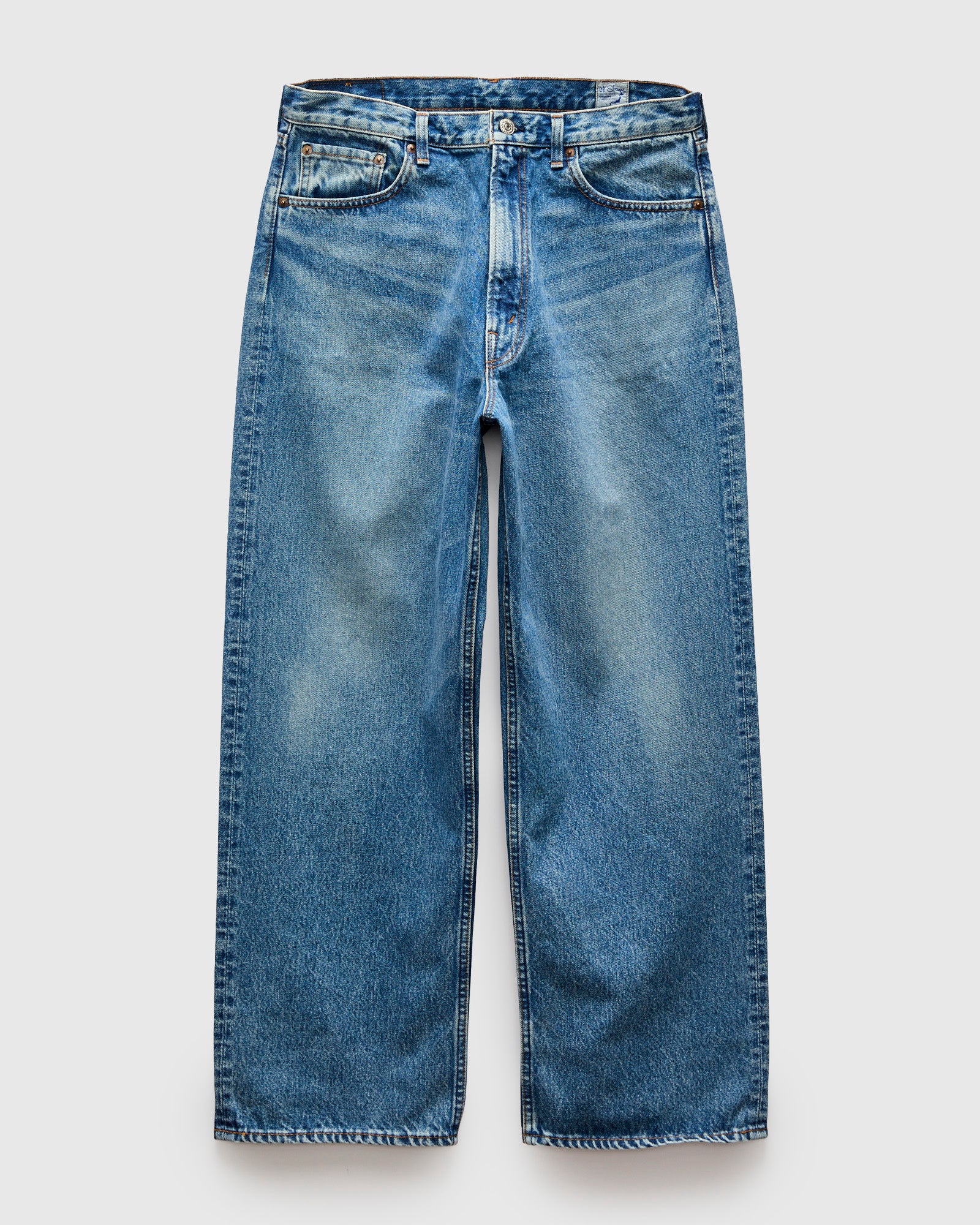 100 "2 Year Wash" 13.5oz Denim - Super Dad Wide Fit