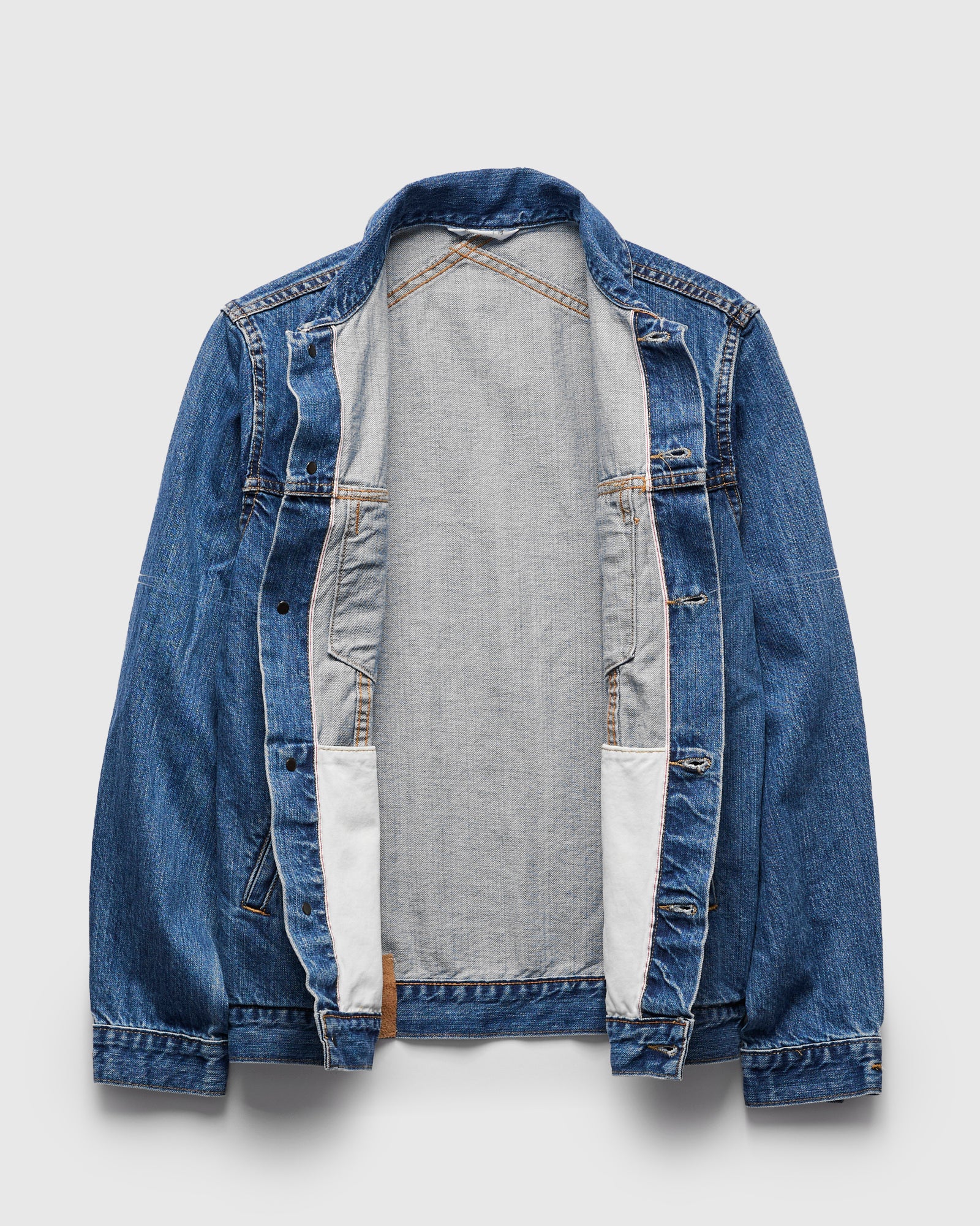 101x Stonewashed Type-3 Denim Jacket in Indigo - Image 3