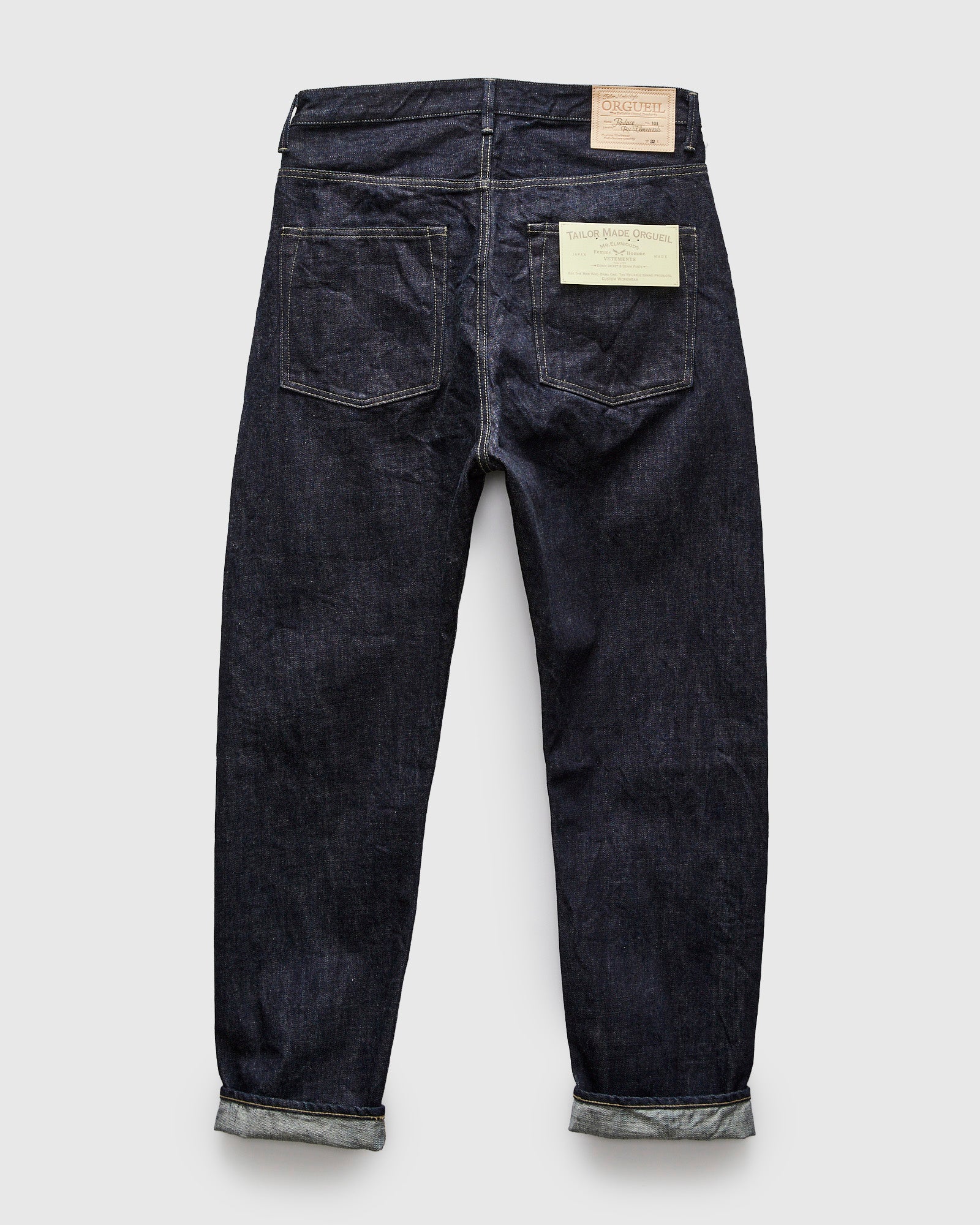 103 "Tailor Jeans" 14oz Selvedge Denim - Regular Tapered Fit - Image 3