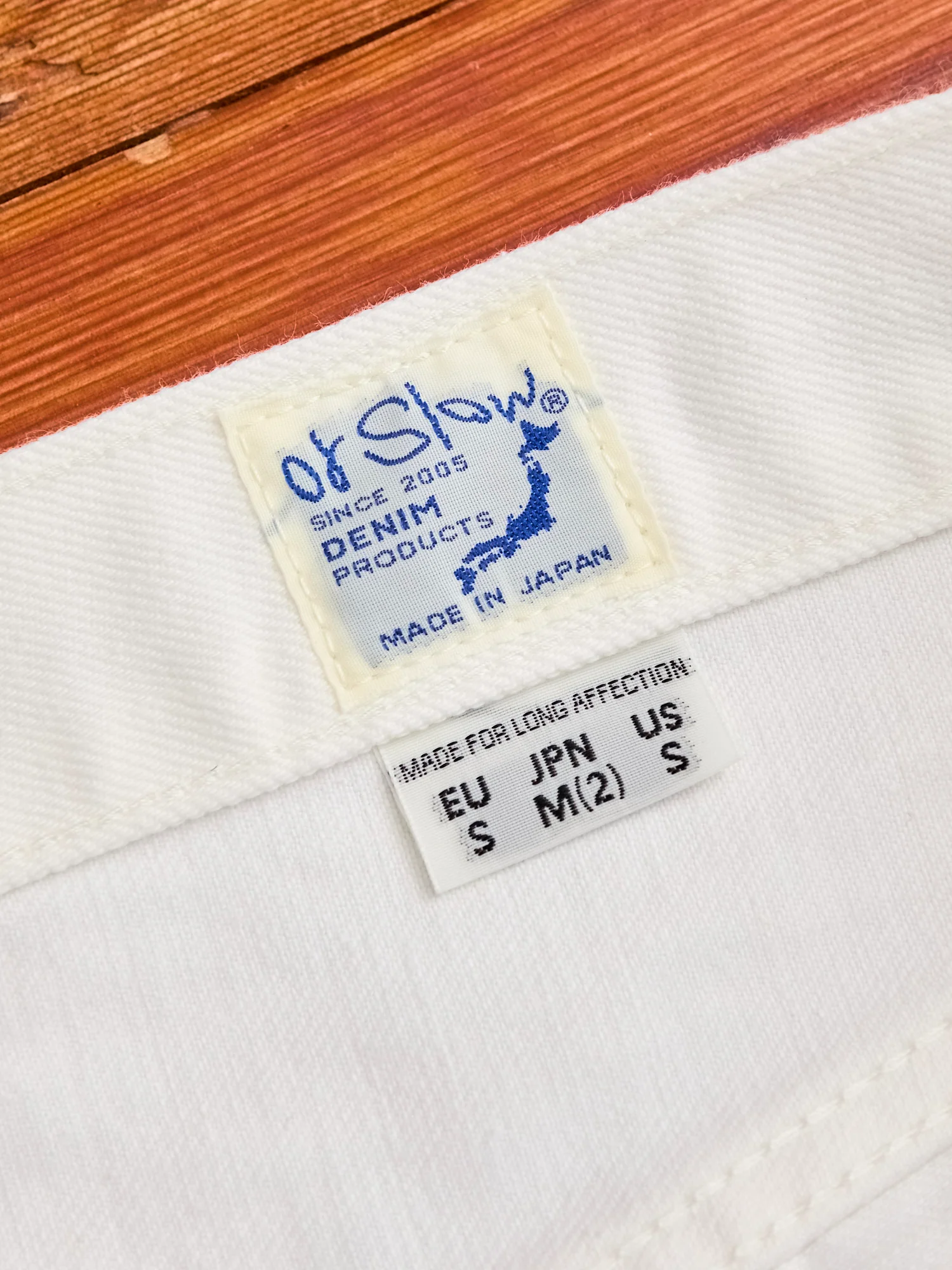 105 13.5oz White Denim - Standard Fit - Image 8