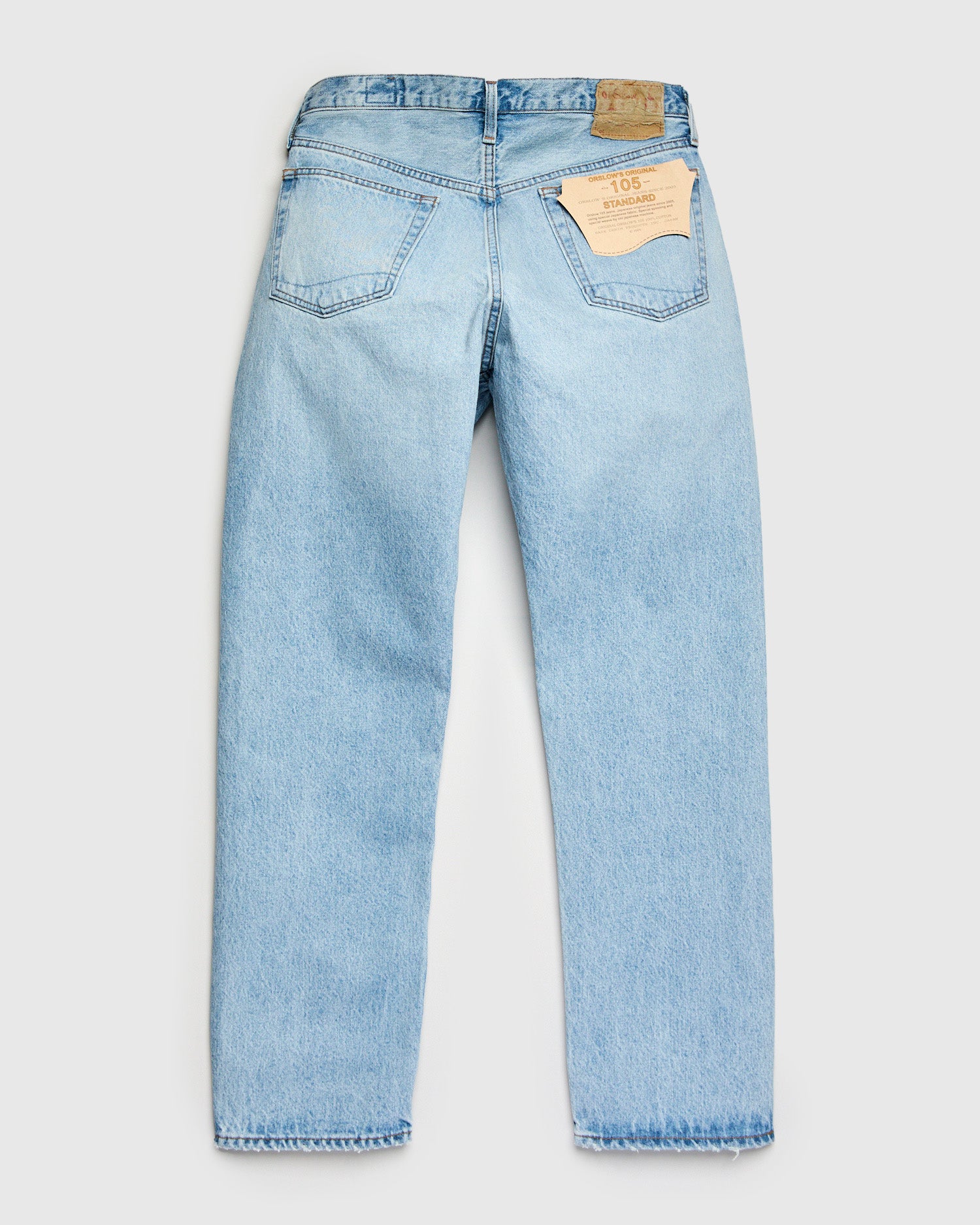 105 "90s Sky Blue" 13.5oz Washed Denim - Standard Fit - Image 2