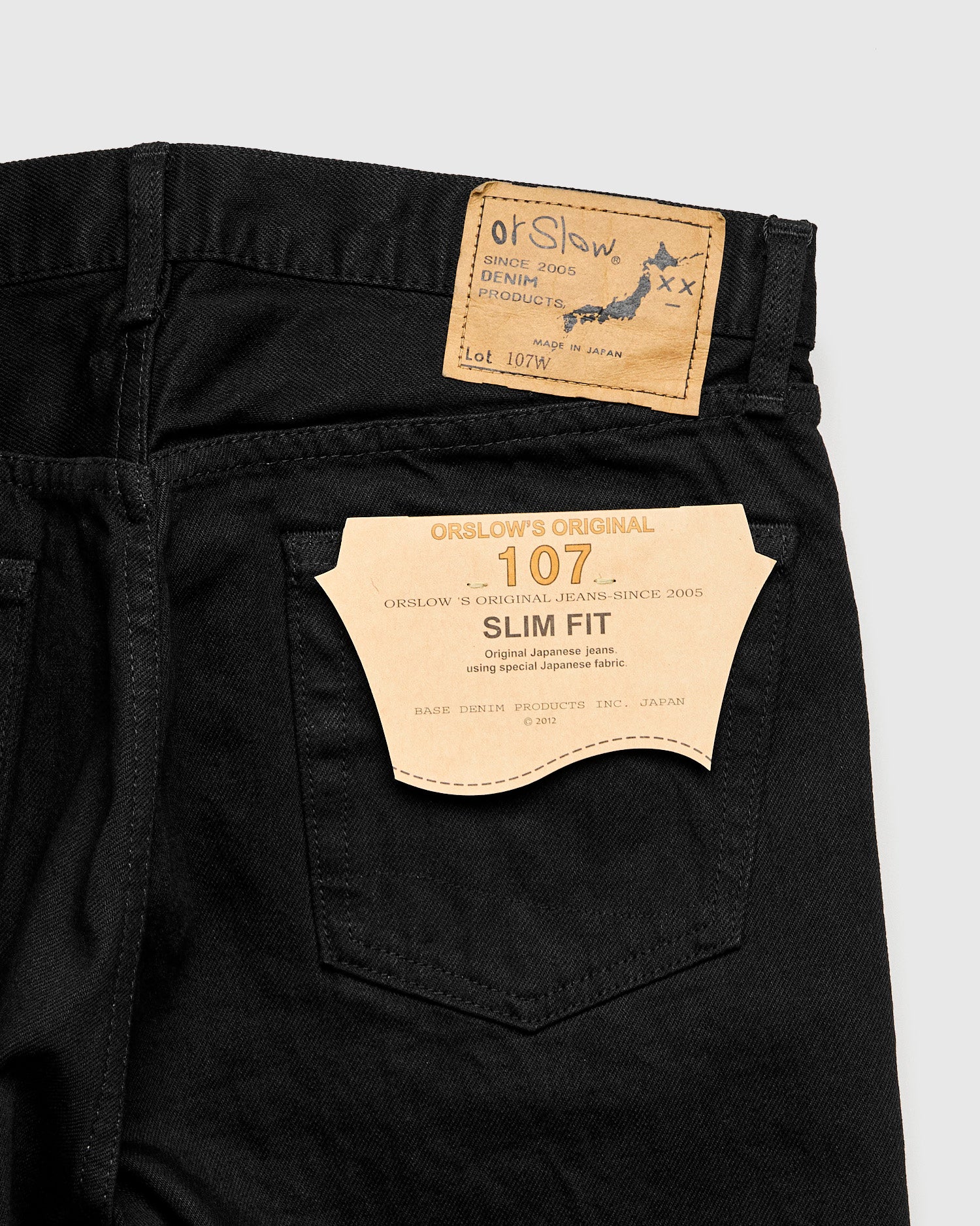 107 13.5oz Black Denim - Ivy Fit - Image 3