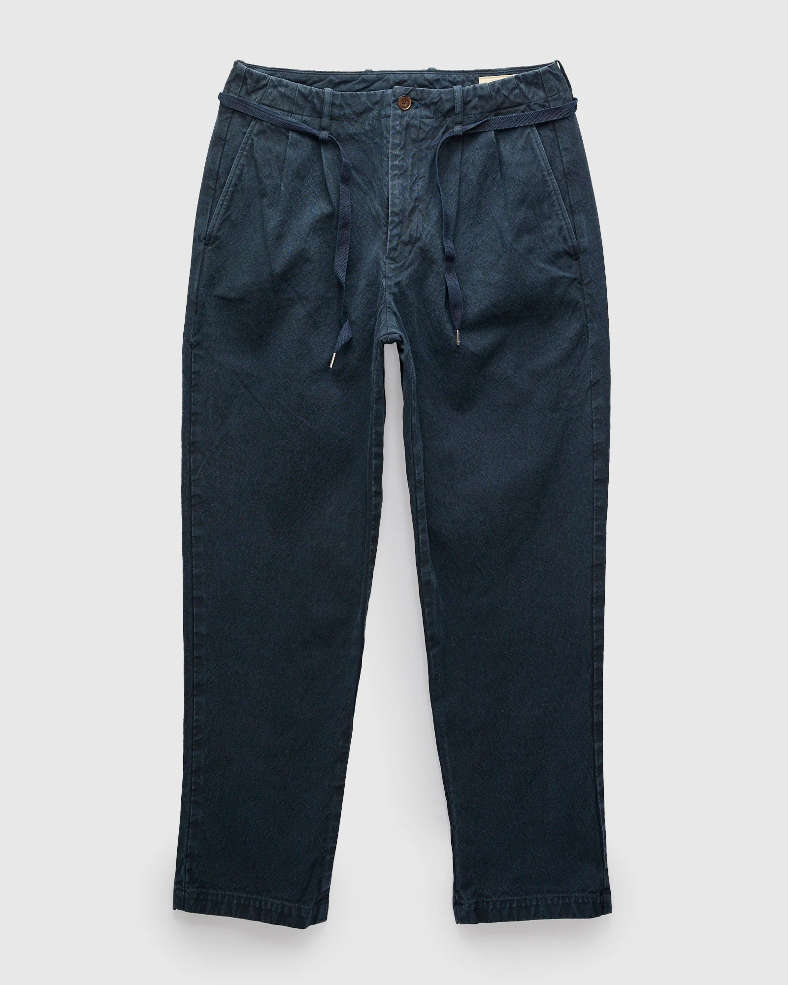 10oz Canvas 2Tuck Tapered Pants in Logwood