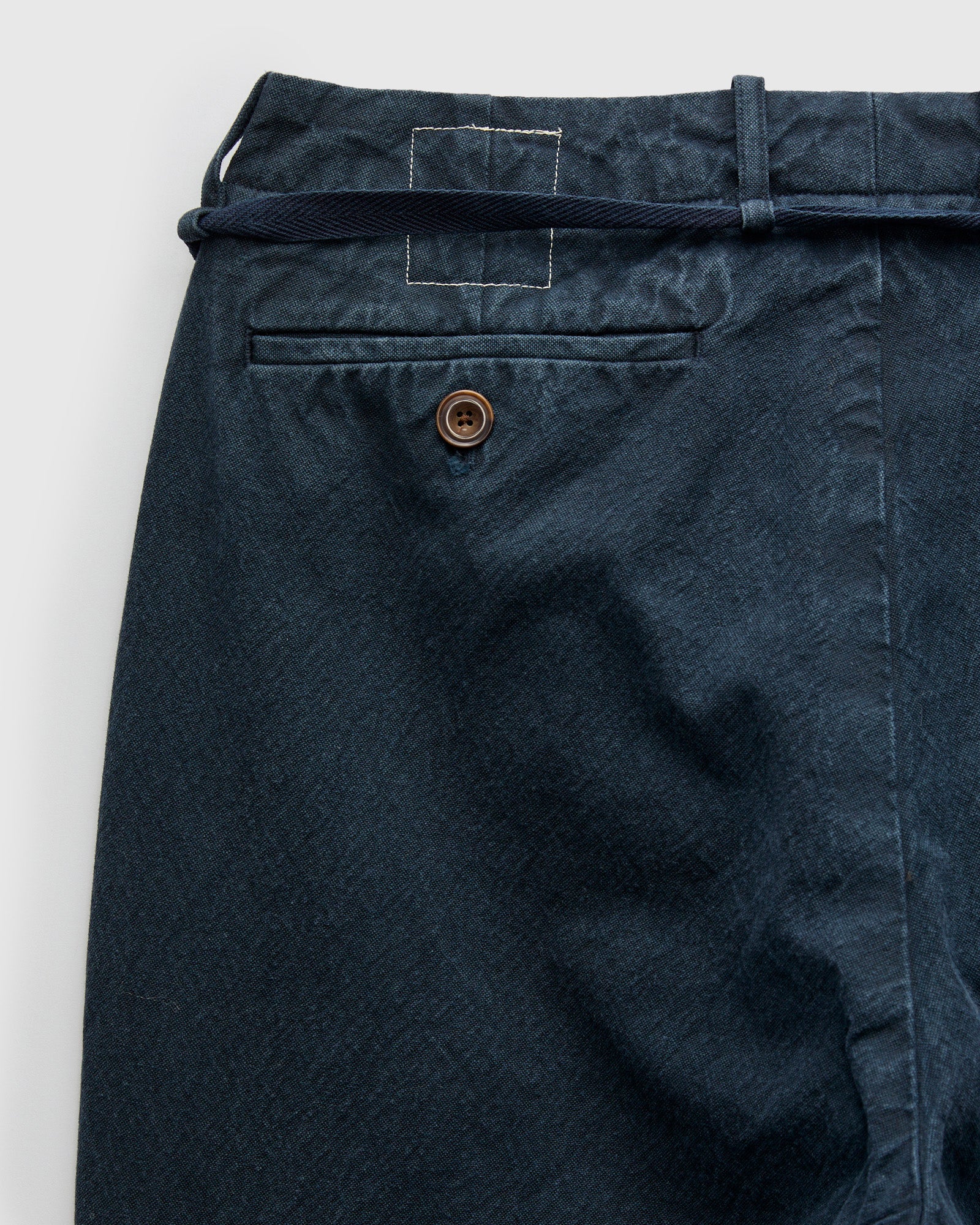 10oz Canvas 2Tuck Tapered Pants in Logwood - Image 4