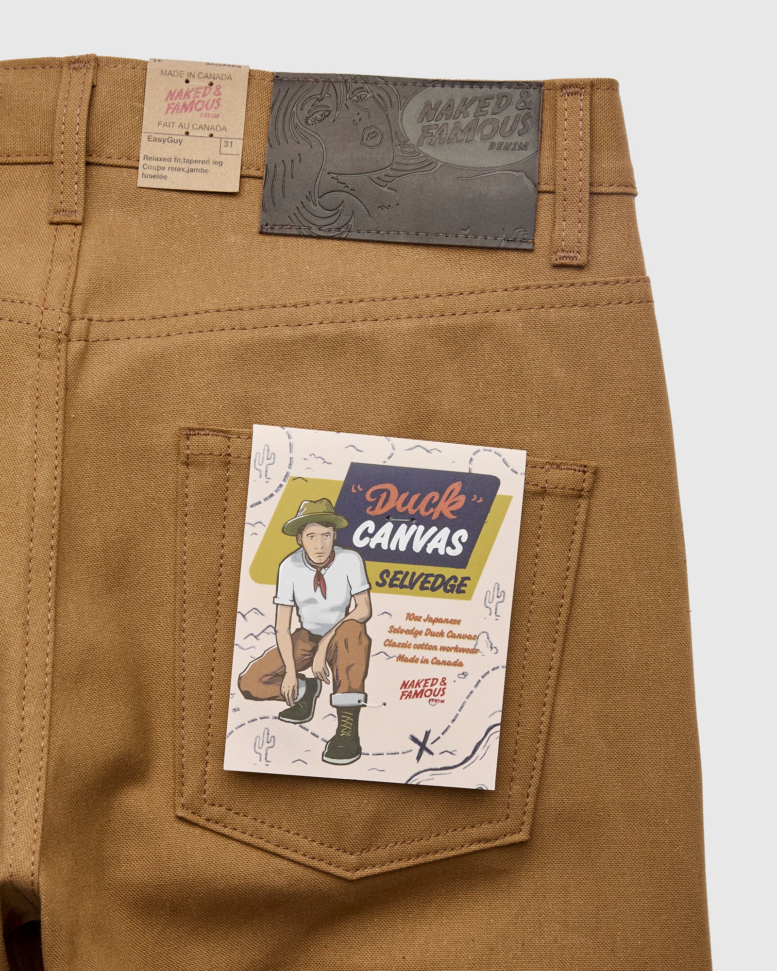 10oz Selvedge Duck Canvas - Easy Guy Fit - Image 4