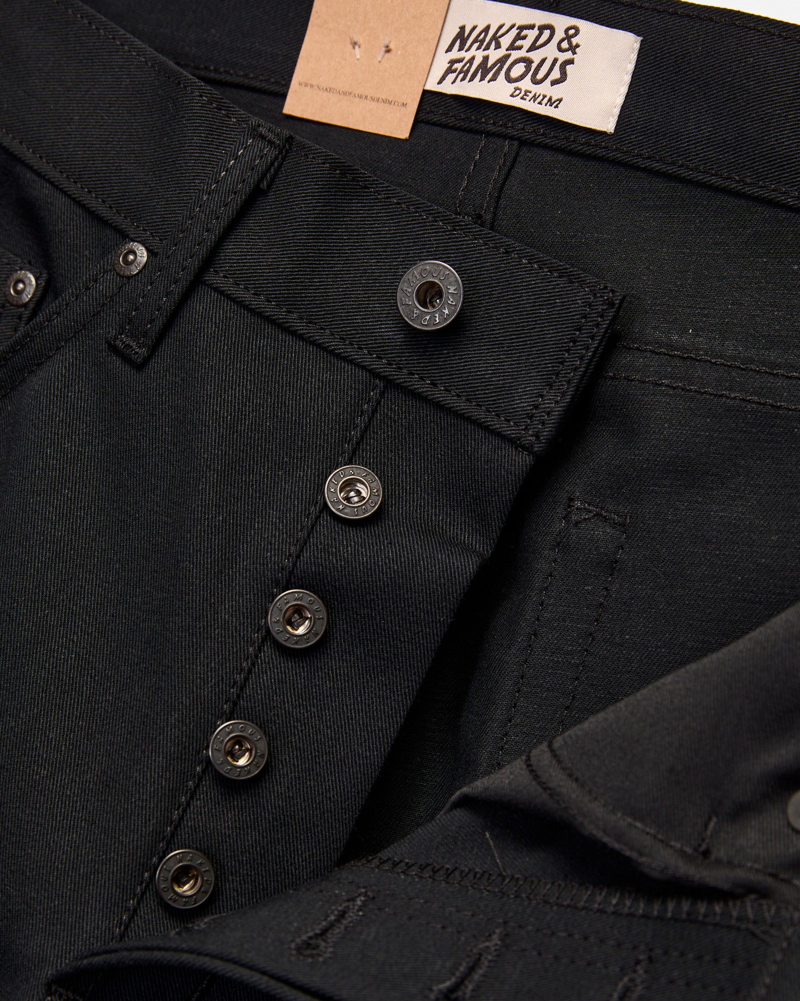 10oz Selvedge Slacks Black Twill - True Guy Fit - Image 7