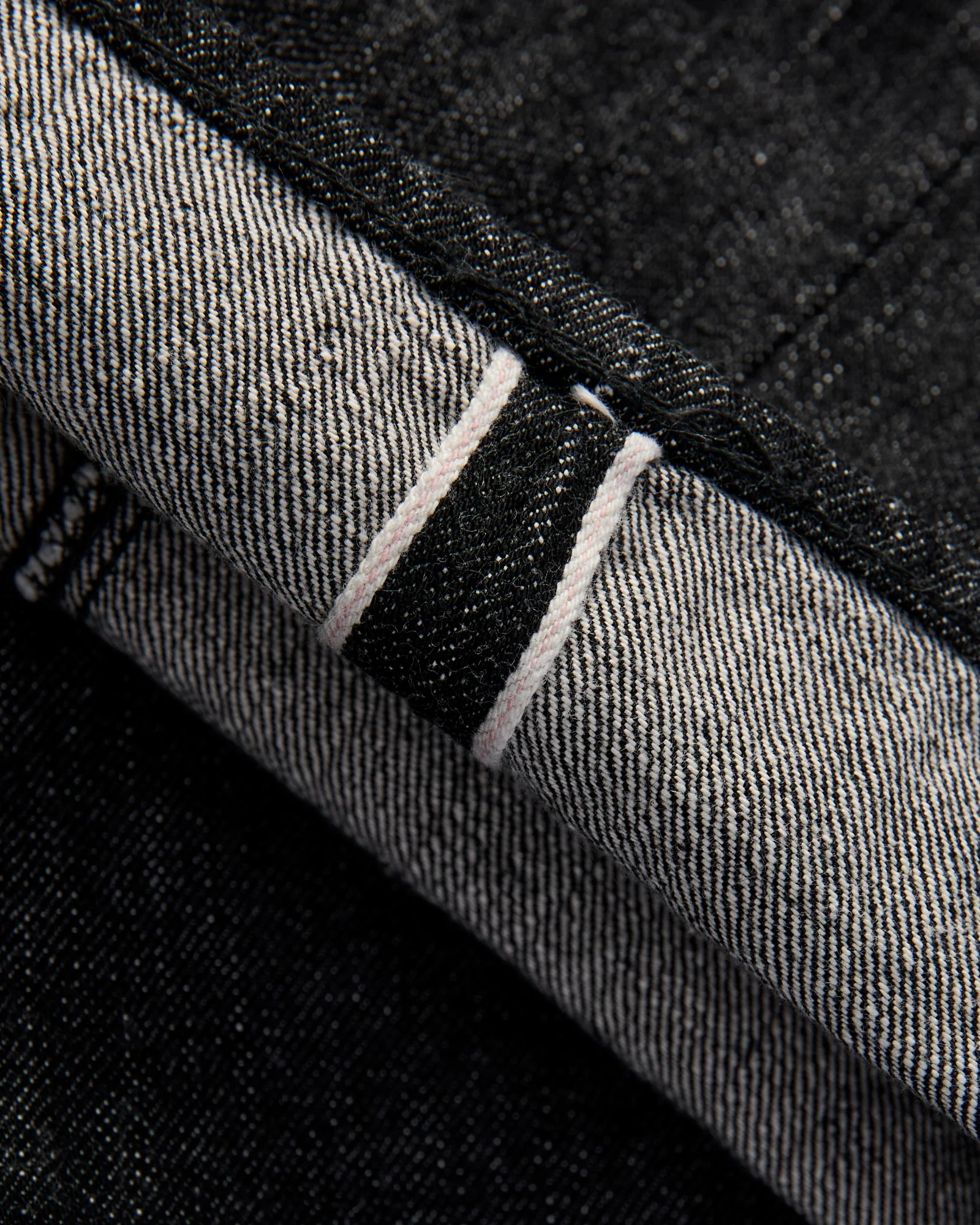 1101BK 13.7oz Black Selvedge Denim - Straight Fit - Image 8