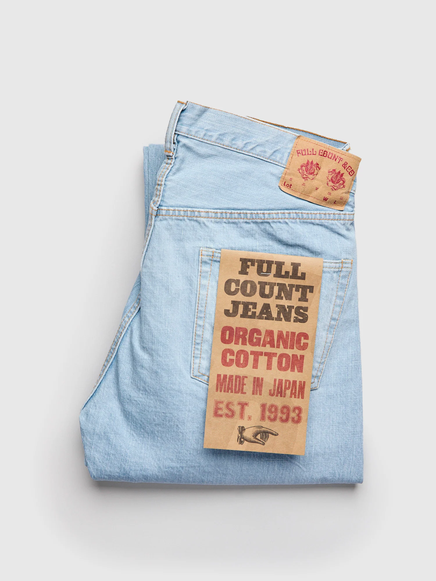 1102-PBA "Paris By Air" 13.75oz Selvedge Denim - Regular Straight Fit - Image 3