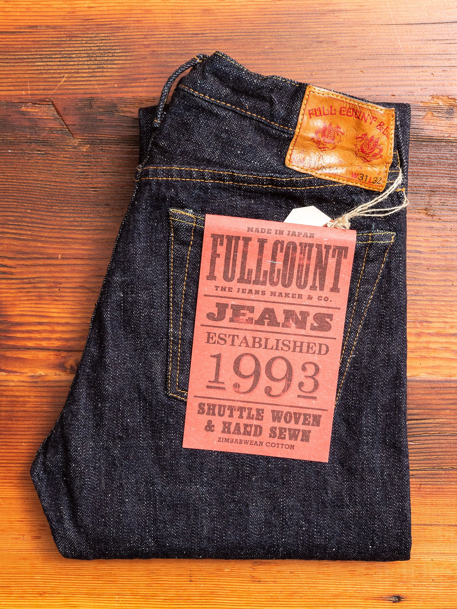 1108SR "Super Rough" 15.5oz Selvedge Denim - Slim Straight Fit - Image 2