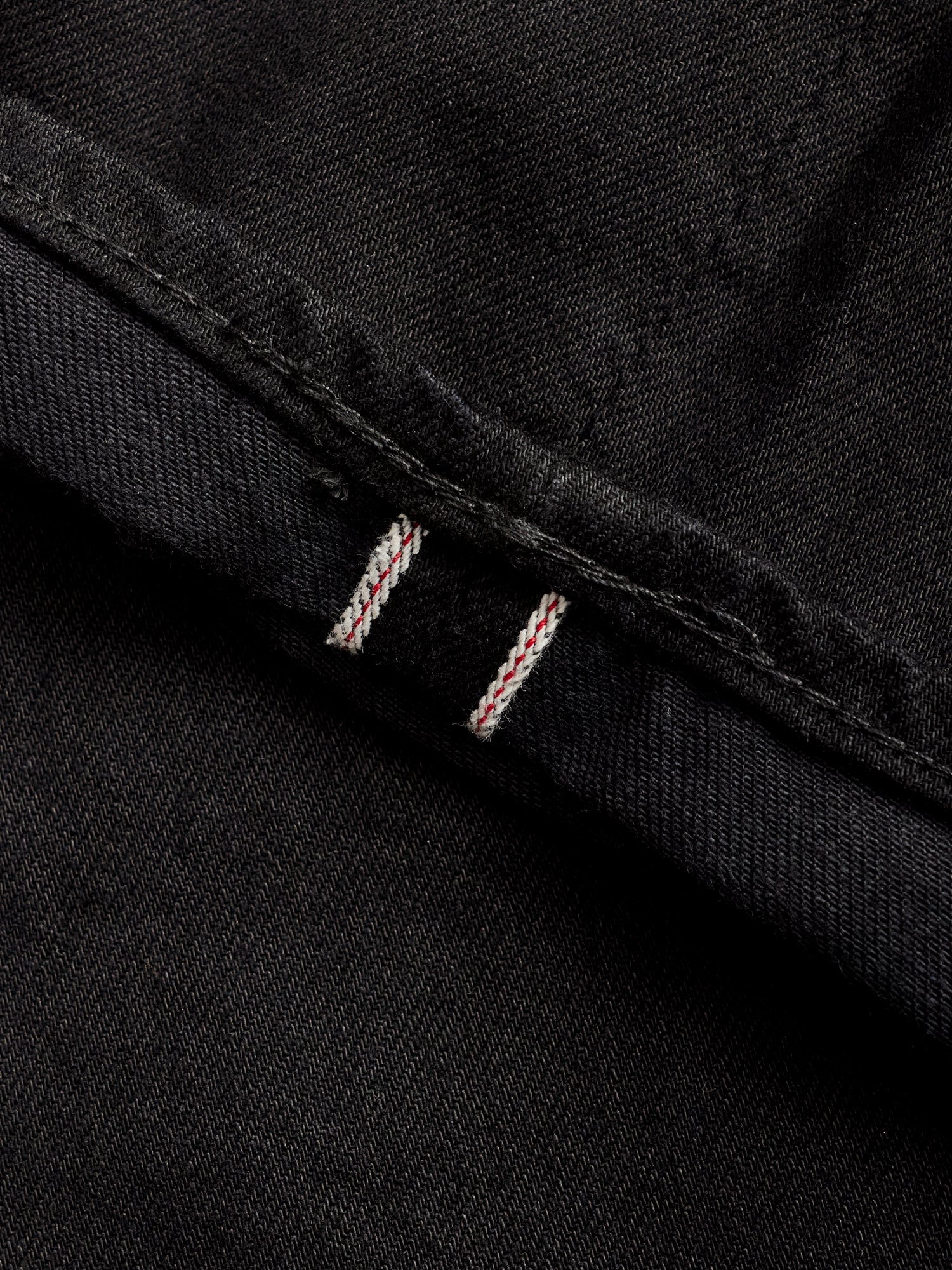 1109BKBK 13.5oz Double Black Selvedge Denim - Slim Fit - Image 9