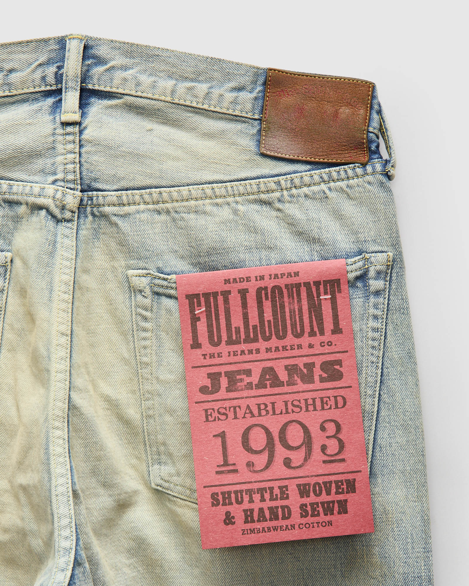 1110 "Santa Monica" 13.7oz Selvedge Denim - Tapered Fit - Image 3