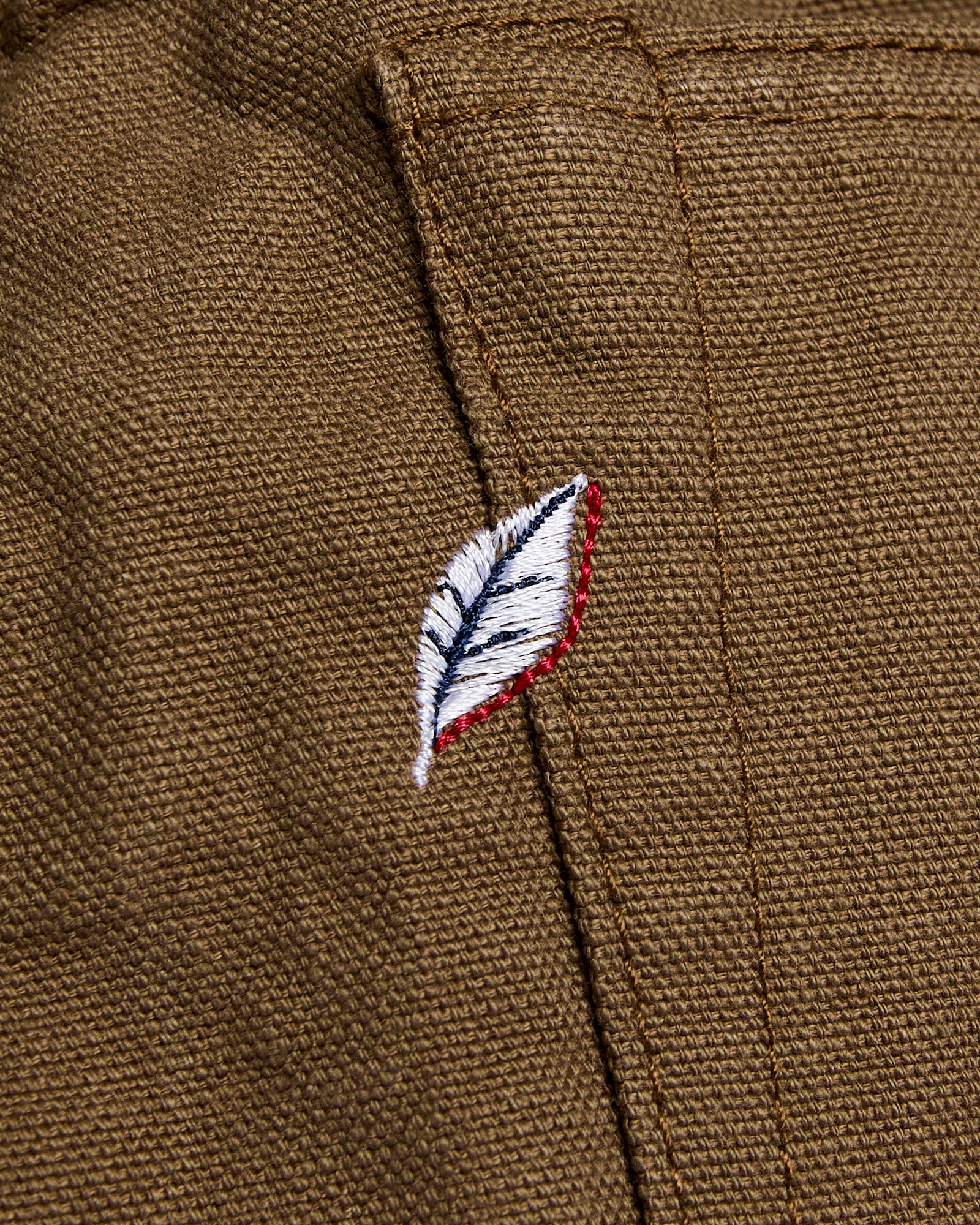 1176 Khaki Beige 13.5oz Duck Canvas Pants - Regular Straight - Image 10