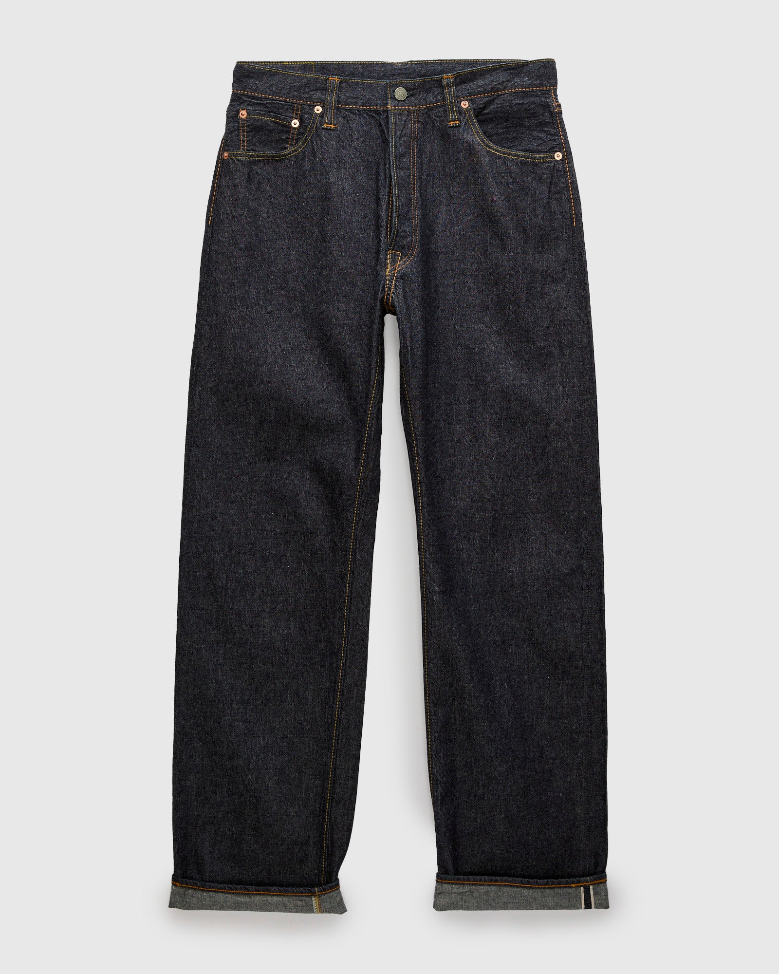 1182-002 10oz Lightweight Selvedge Denim - Piped Straight Fit - Image 2