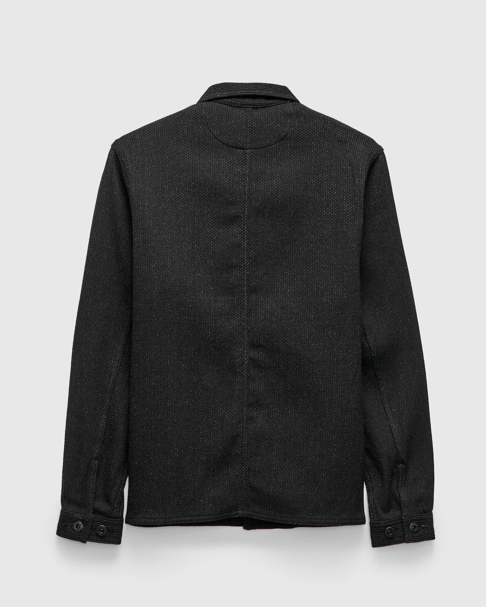 11oz Sashiko Coverall Jacket in Black - Image 2