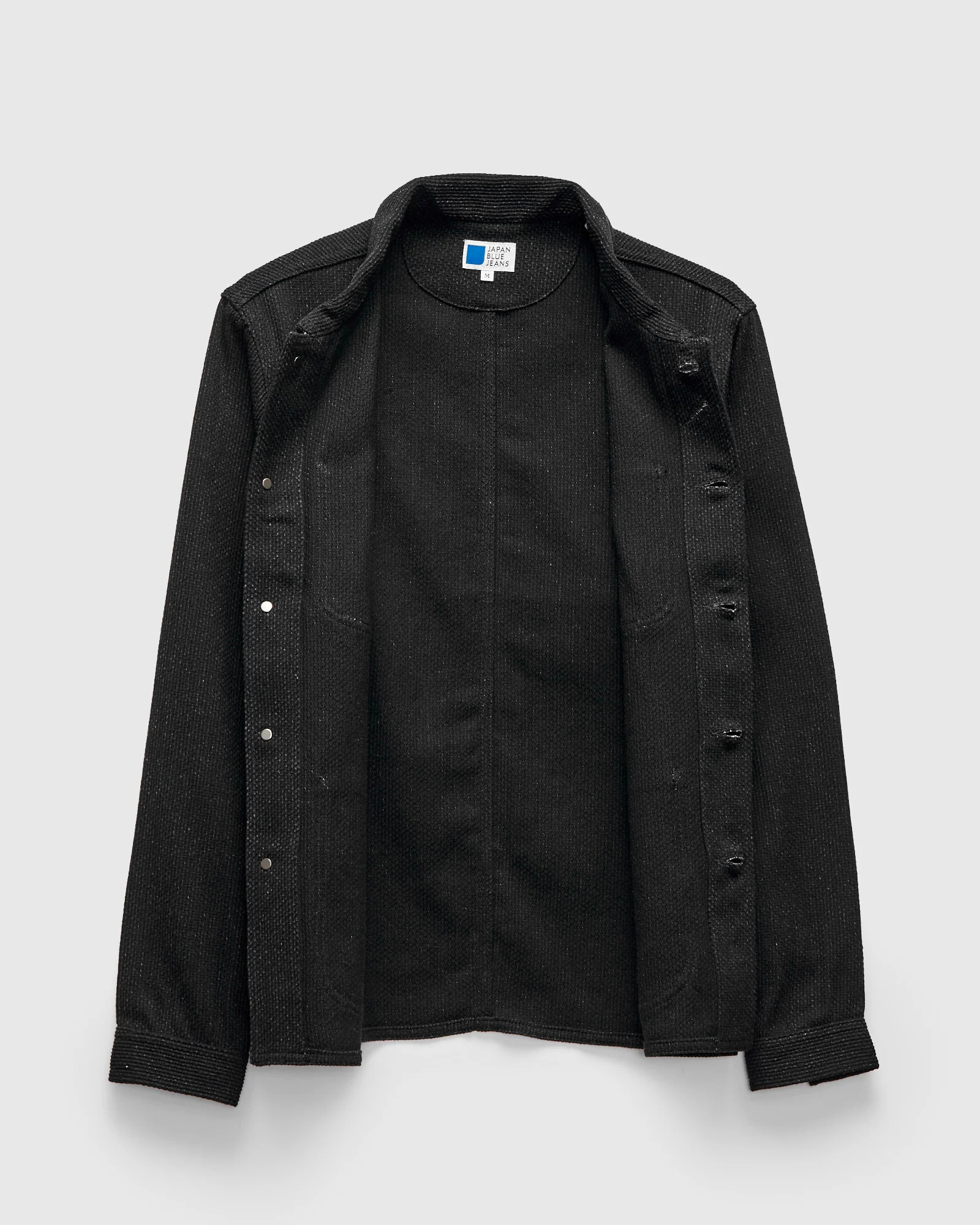 11oz Sashiko Coverall Jacket in Black - Image 3
