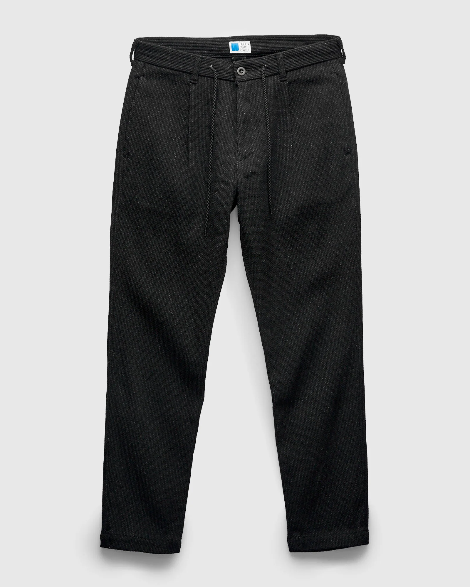 11oz Sashiko Easy Tapered Pants in Black
