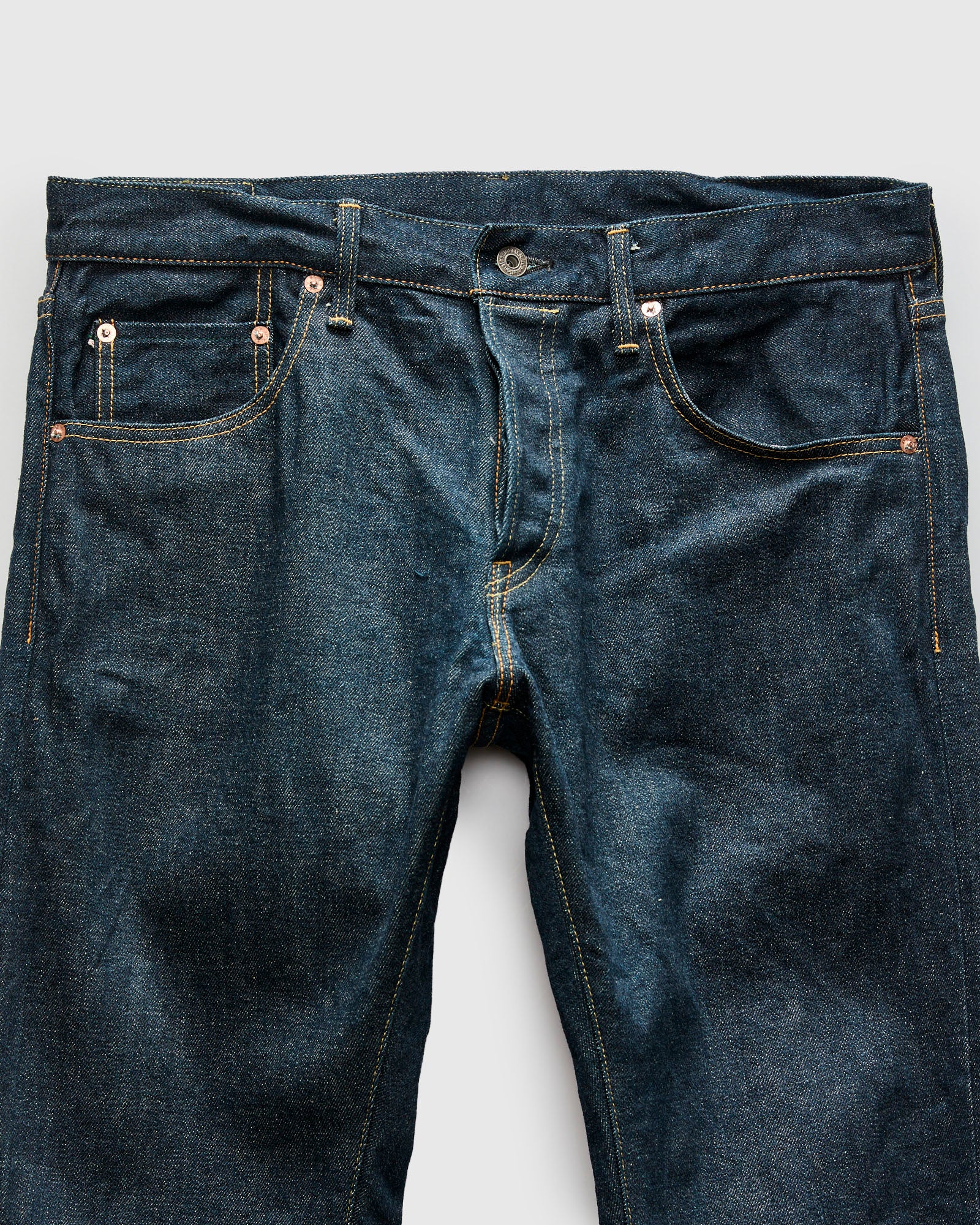 121S "Ishikawadai Stretch" 15oz Stretch Selvedge Denim - Relaxed Tapered Fit - Image 5