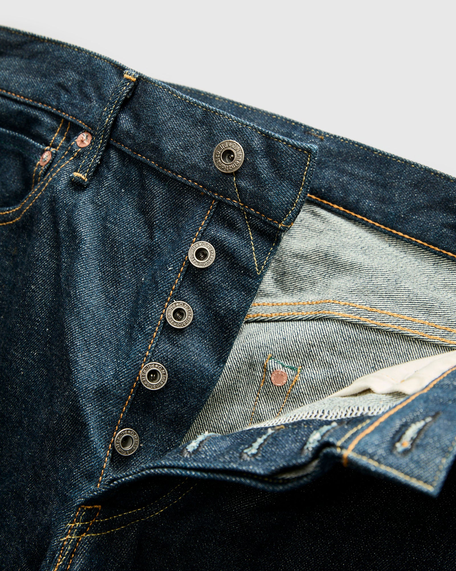 121S "Ishikawadai Stretch" 15oz Stretch Selvedge Denim - Relaxed Tapered Fit - Image 7