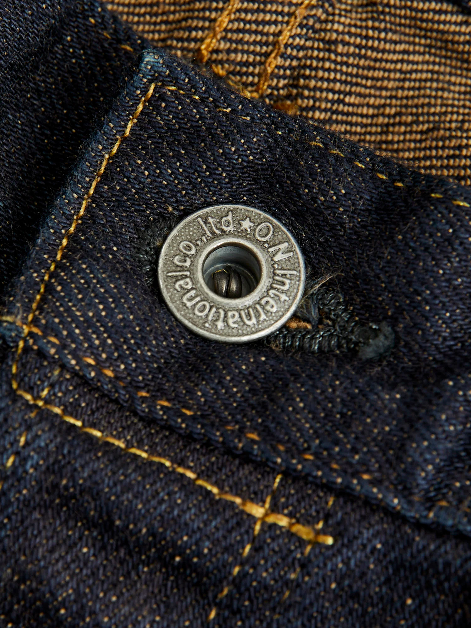 122S-MOCA "Mocha Weft Stretch" 15oz Stretch Selvedge Denim - Relaxed Tapered Fit - Image 8
