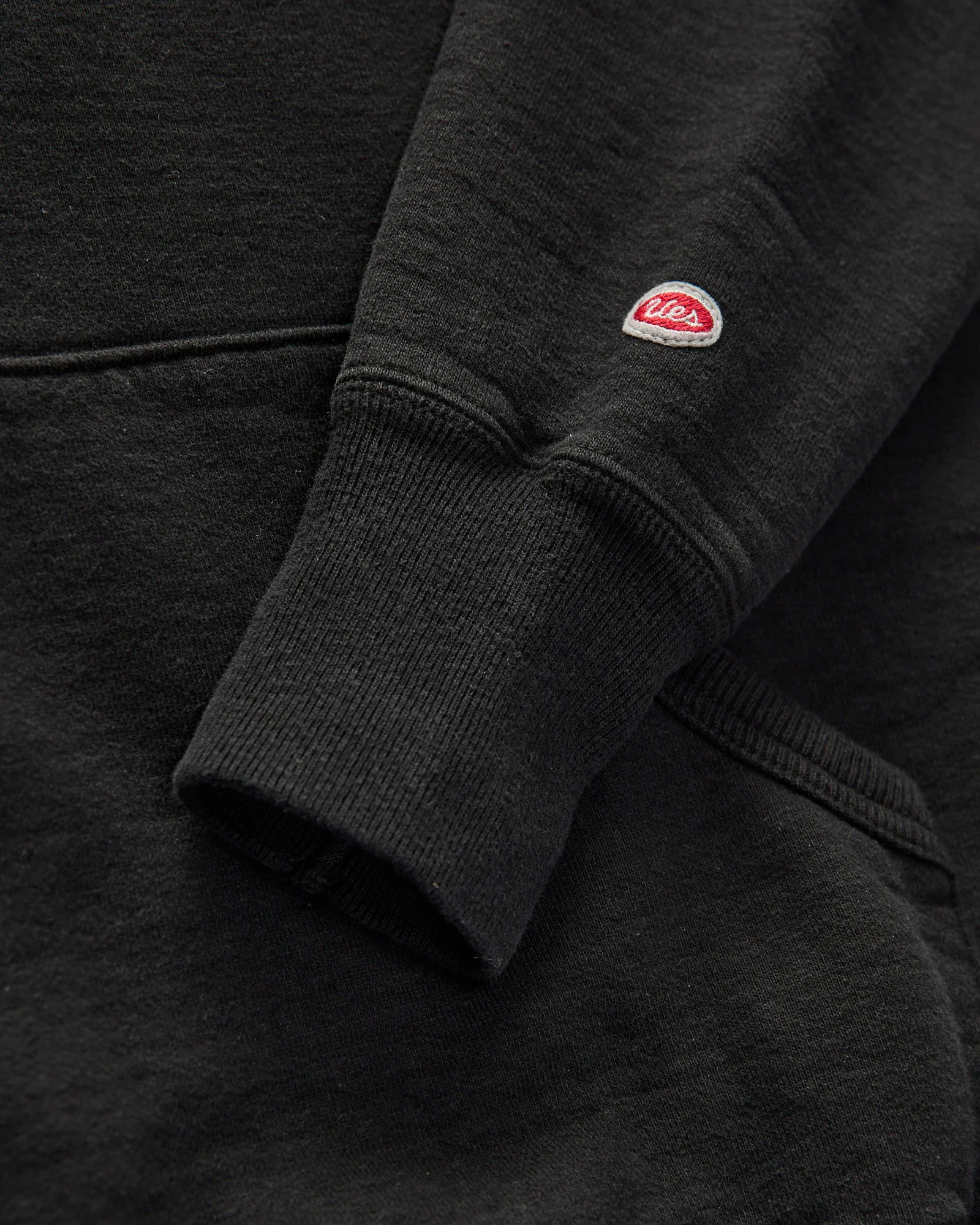 13.5oz Heavyweight Pullover Hoodie in Black - Image 5