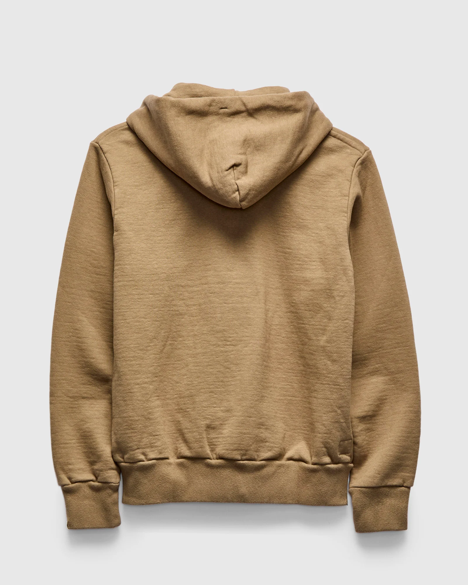 13.5oz Heavyweight Zip Hoodie in Beige - Image 2