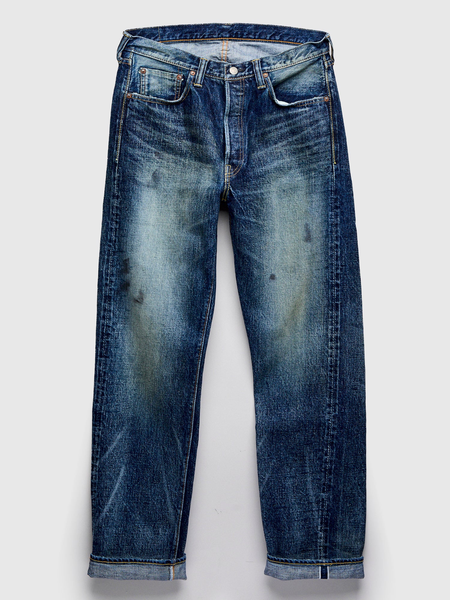 1345-1101 "Fear of Dark" 15.5oz Selvedge Denim - Classic Straight Fit