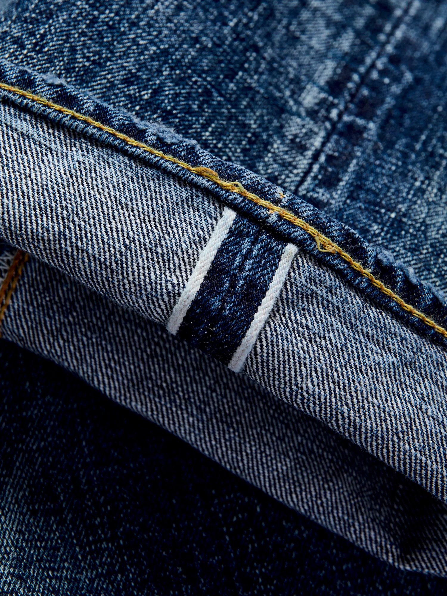 1345-1101 "Fear of Dark" 15.5oz Selvedge Denim - Classic Straight Fit - Image 11