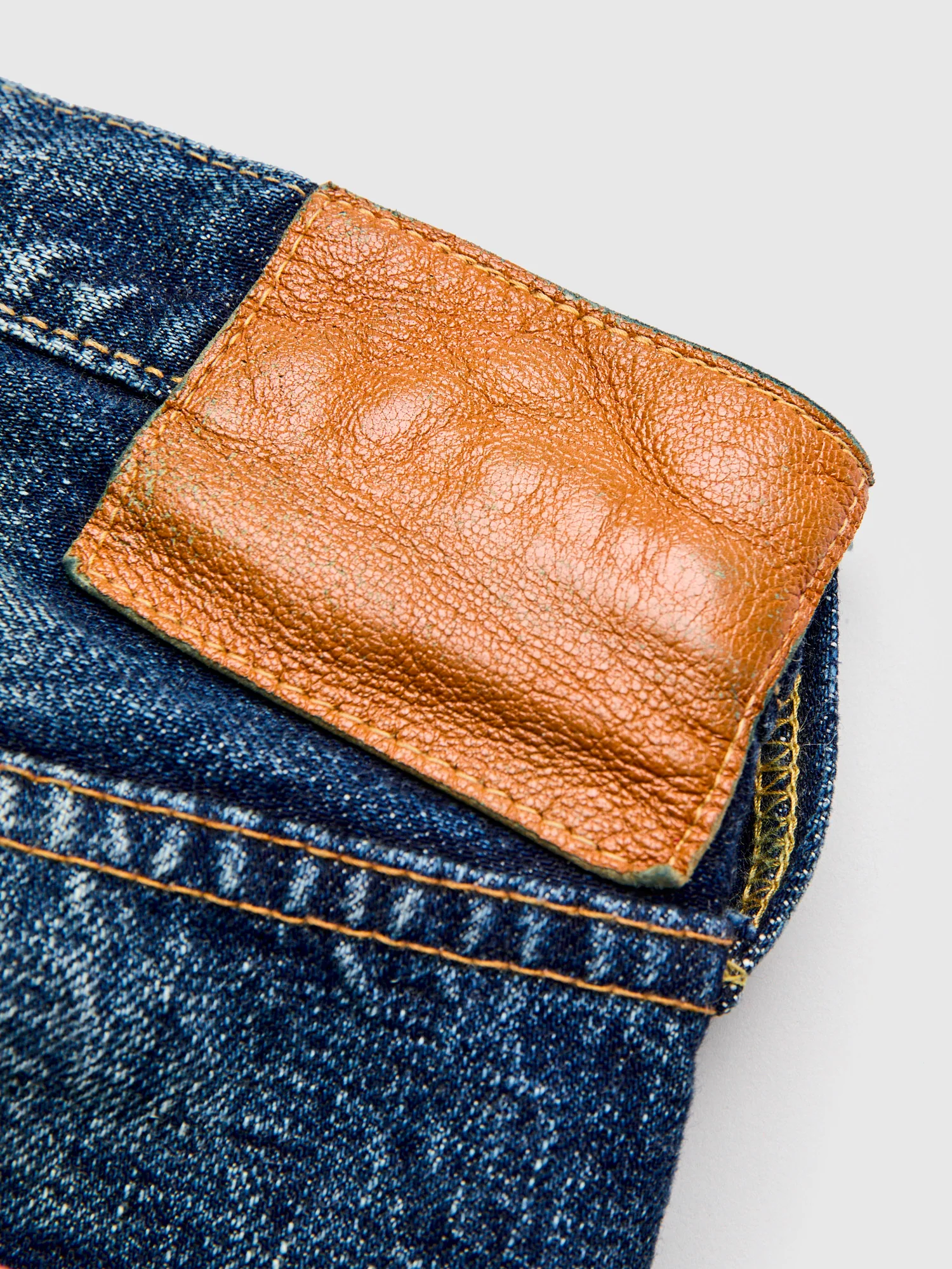 1345-1101 "Fear of Dark" 15.5oz Selvedge Denim - Classic Straight Fit - Image 6