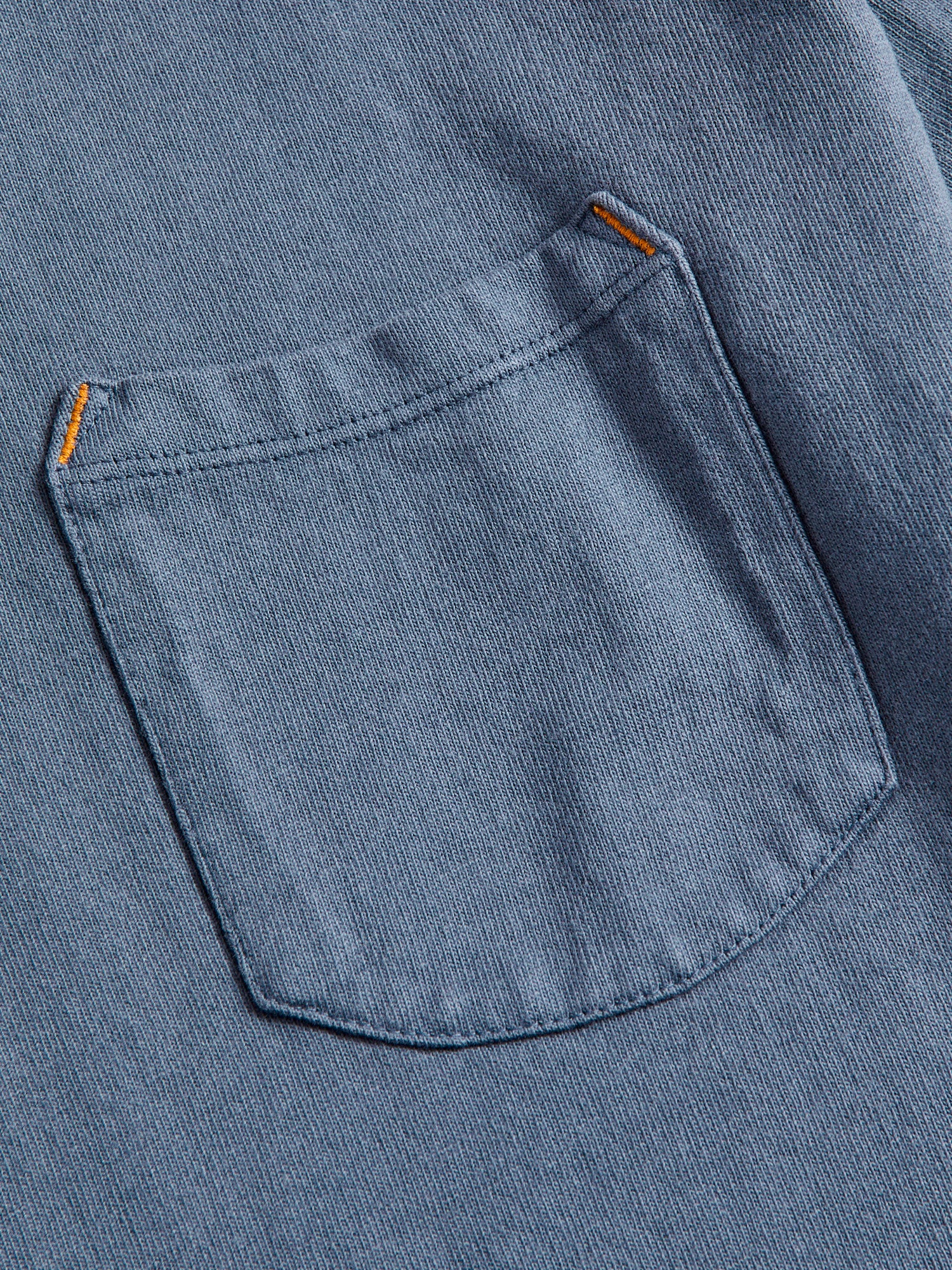 13oz Pocket T-Shirt in Faded Blue - Image 5