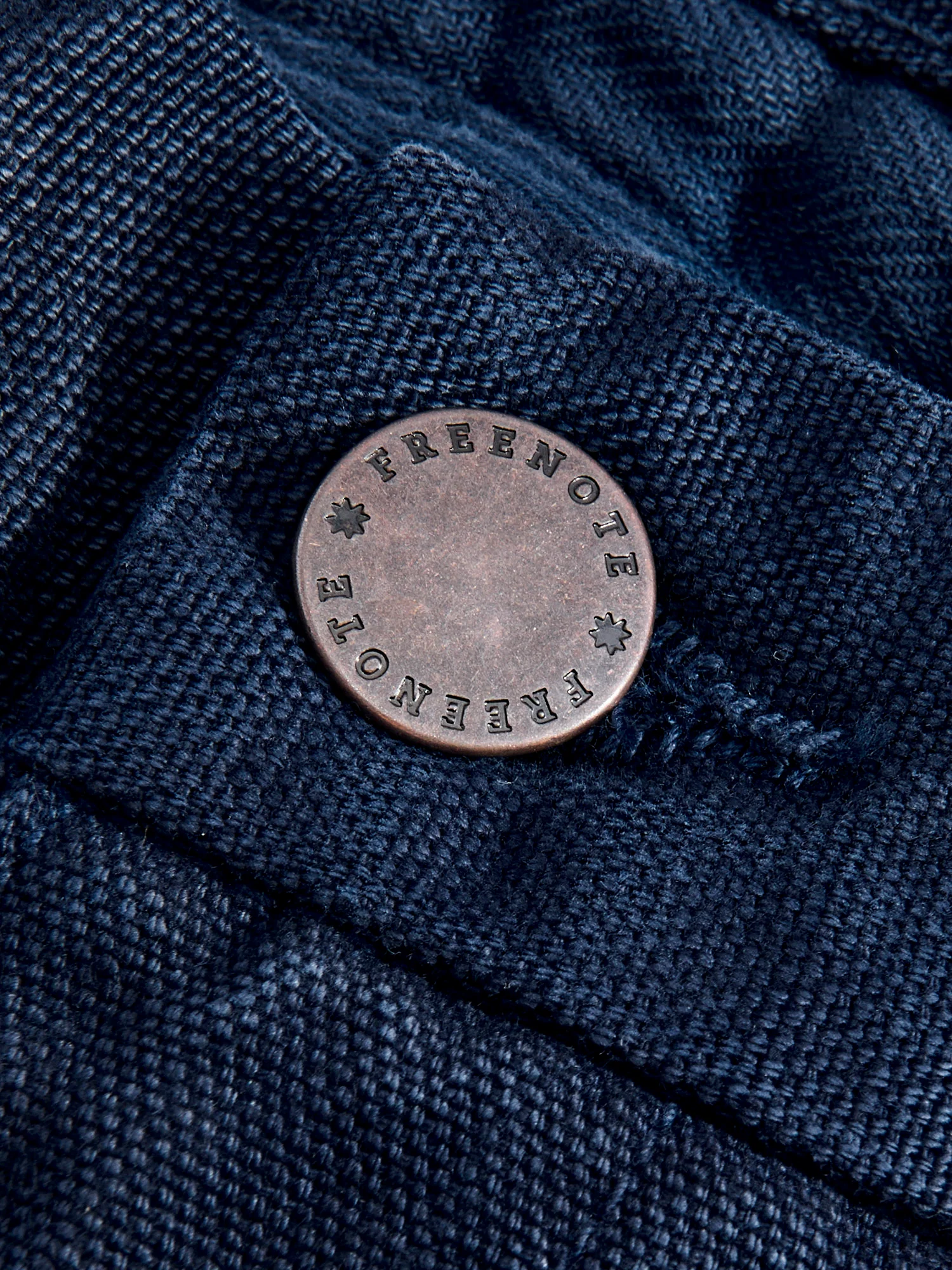 14oz Slub Workers Chino in Navy - Image 5