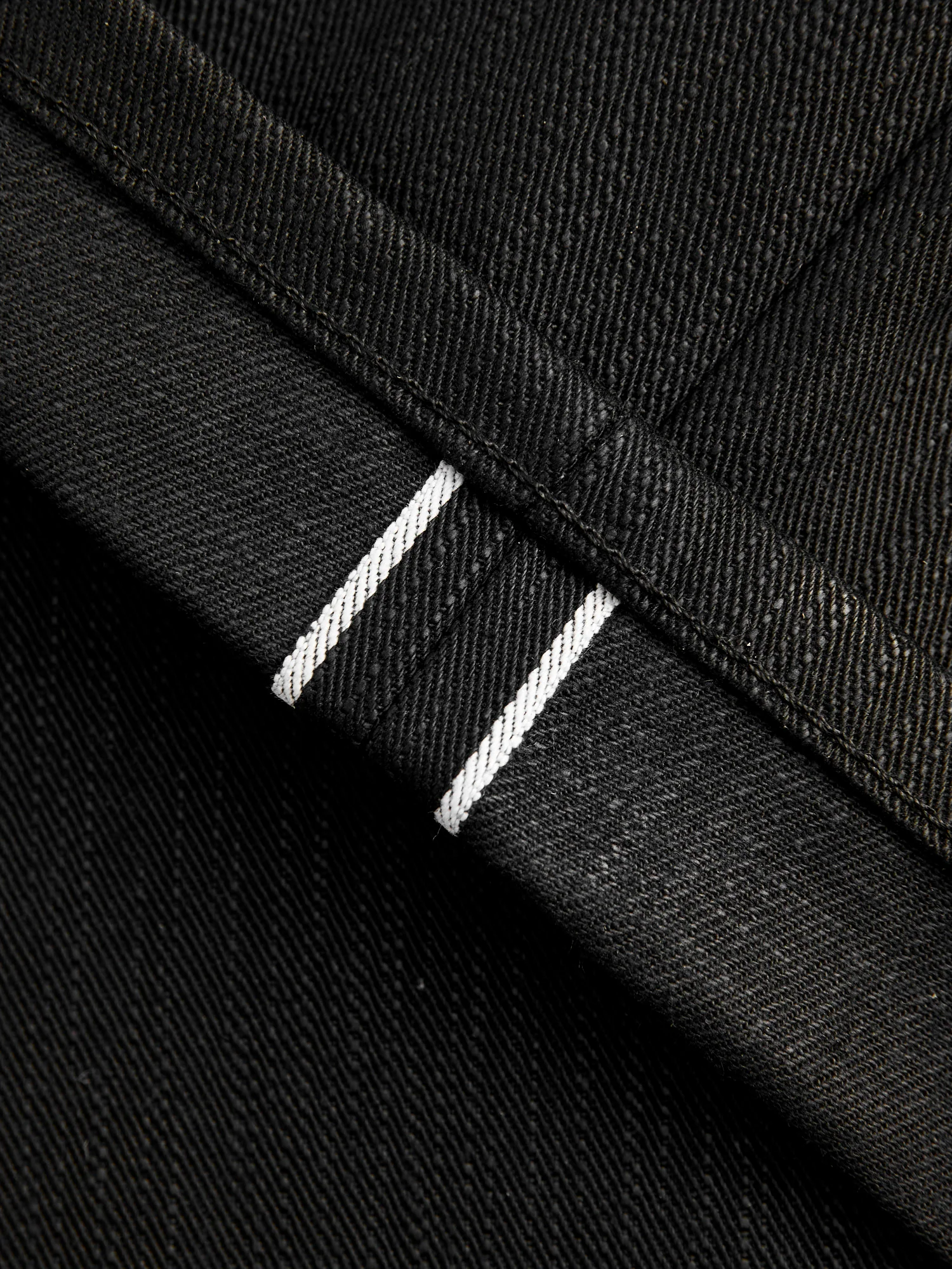 "Anniversary Left Hand Twill - Double Black Edition" 13.75oz Selvedge Denim - Weird Guy Fit - Image 11