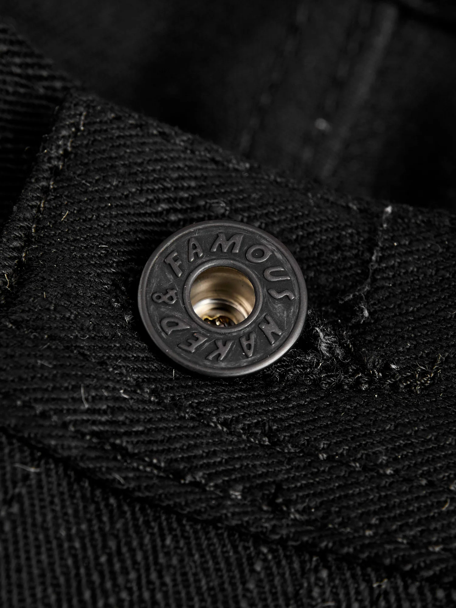"Anniversary Left Hand Twill - Double Black Edition" 13.75oz Selvedge Denim - Weird Guy Fit - Image 8