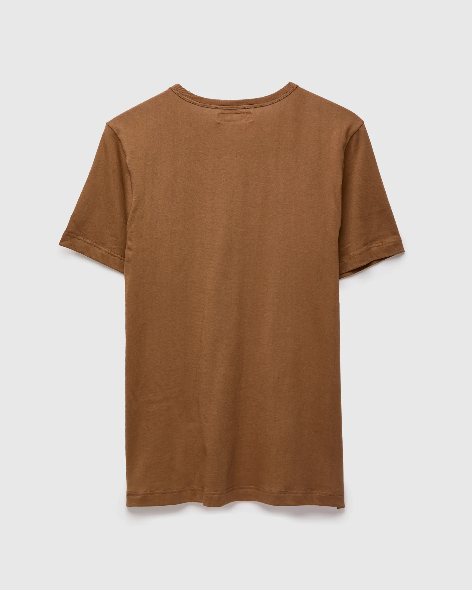 1950s "Good Originals" 5.5oz Loopwheel T-Shirt in Nut - Image 2