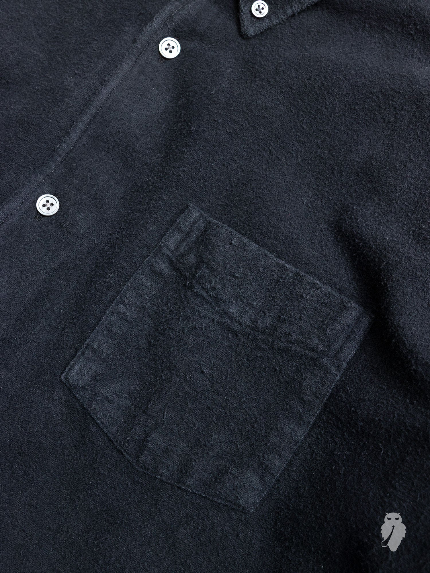 1950s Ultimate Flannel in Mudd Black - Image 4