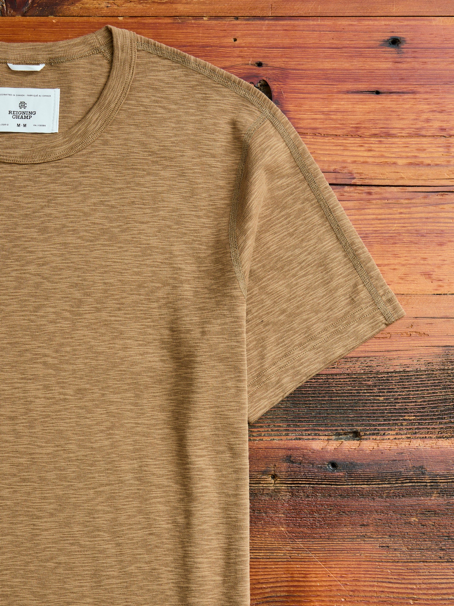 1x1 Slub T-Shirt in Clay - Image 4